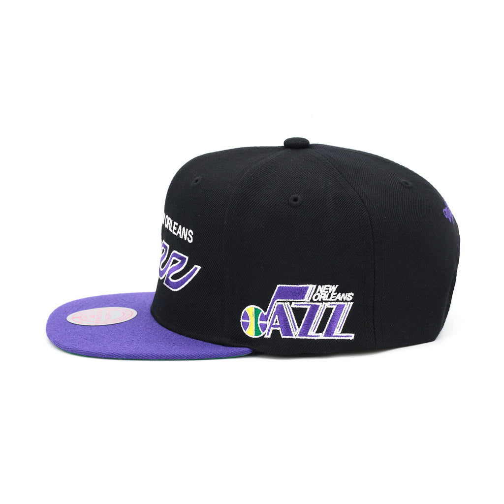 Mens Mitchell & Ness NBA TEAM SCRIPT 2.0 SNAPBACK HWC JAZZ