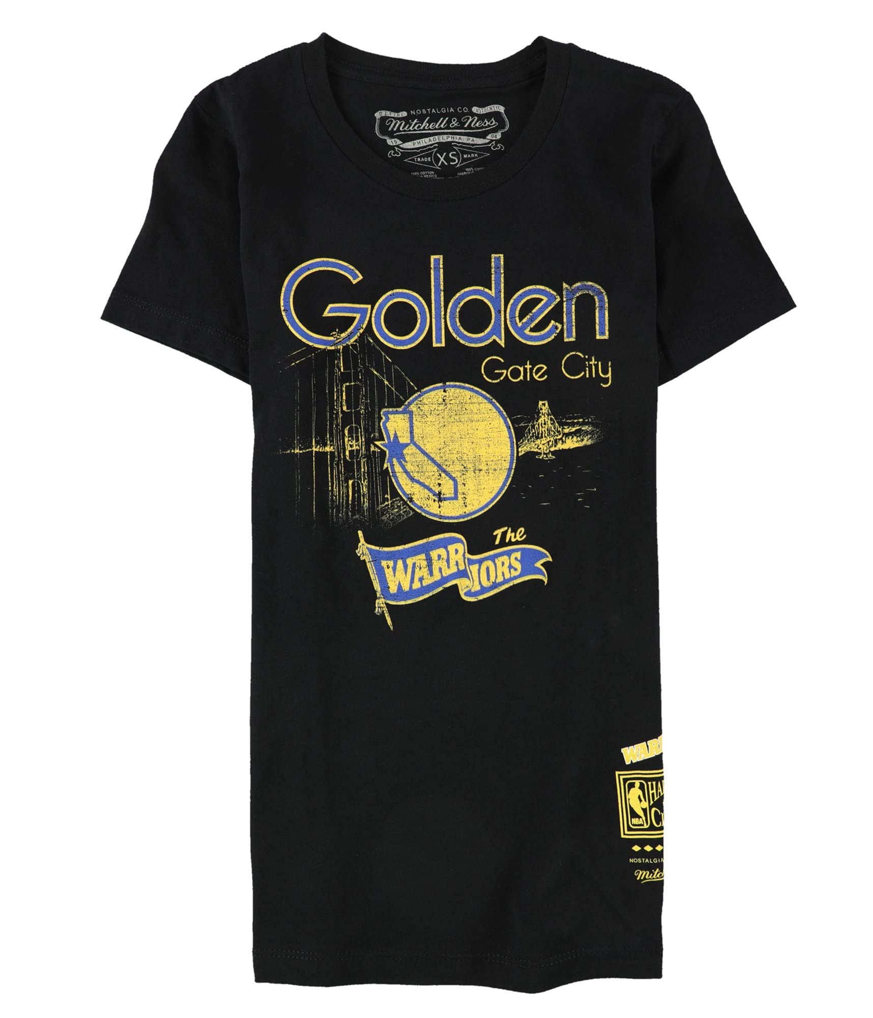 Womens Mitchell & Ness NBA Golden State Warriors WoGate City SS Tee