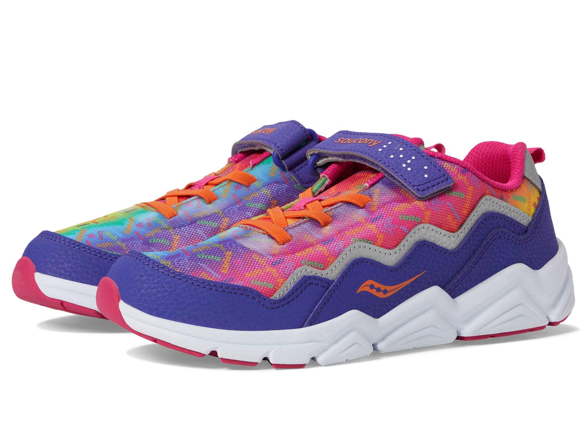 [SK165537-WIDE] PRESCHOOL SAUCONY FLASH 2.0 (WIDE WIDTH) 'RAINBOW LOVE'
