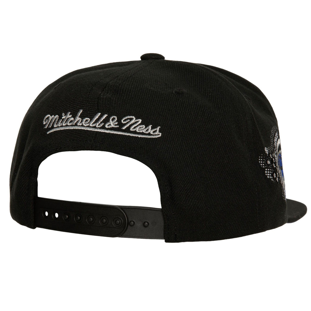 MENS MITCHELL & NESS NBA BIG FACE 7.0 SNAPBACK HWC MAGIC - BLACK