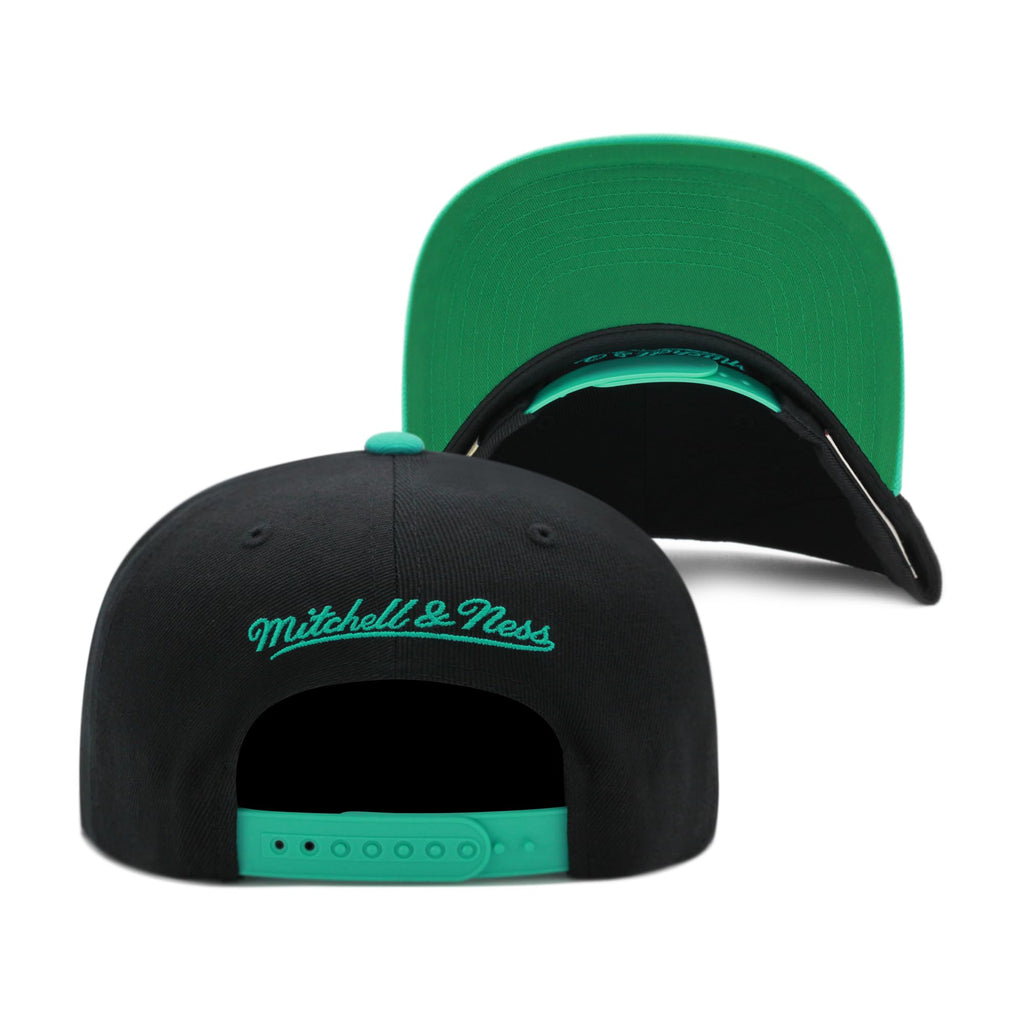 MENS MITCHELL & NESS NBA SIDE CORE 2.0 SNAPBACK HWC GRIZZLIES - BLACK-TEAL