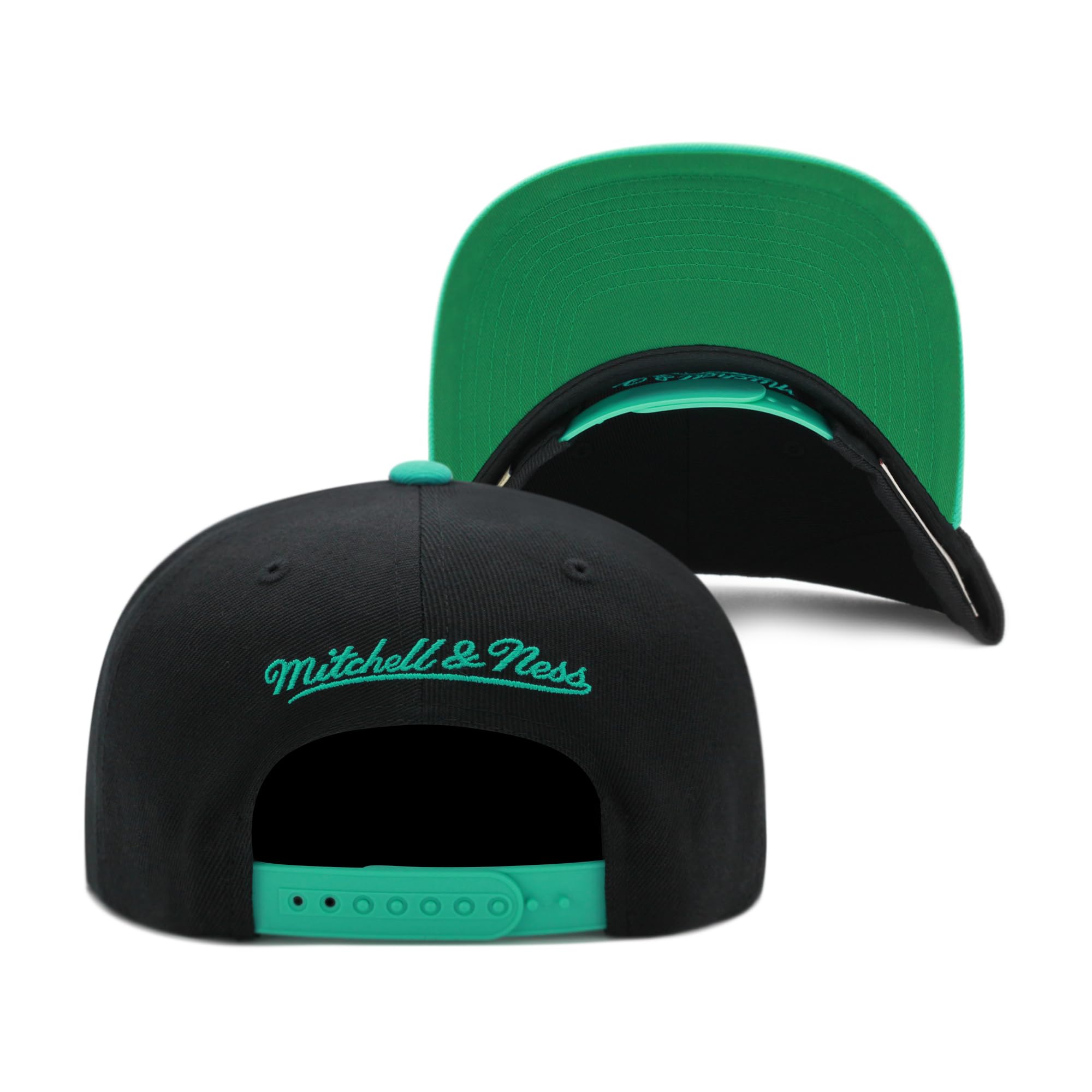 MENS MITCHELL & NESS NBA SIDE CORE 2.0 SNAPBACK HWC GRIZZLIES - BLACK-TEAL
