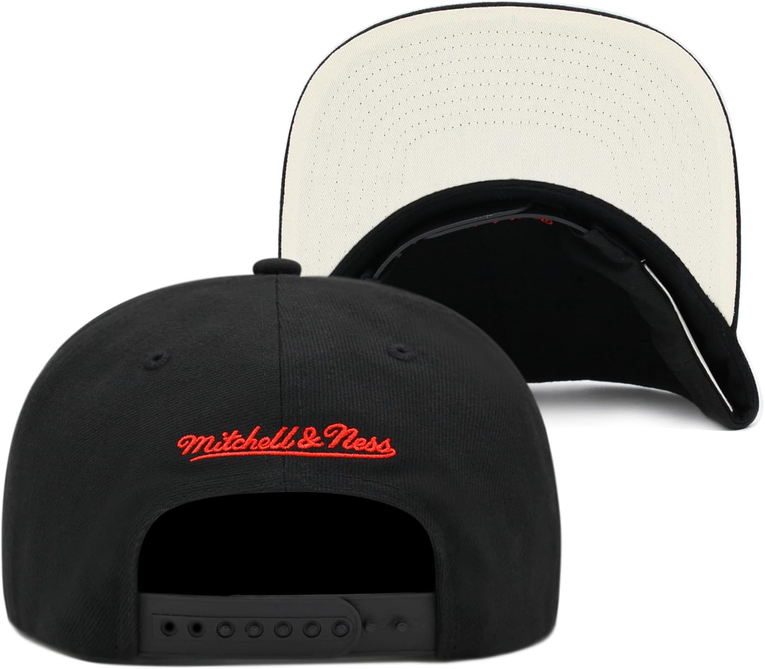 MENS MITCHELL & NESS MLB TEAM CLASSIC SNAPBACK COOP RED SOX - BLACK