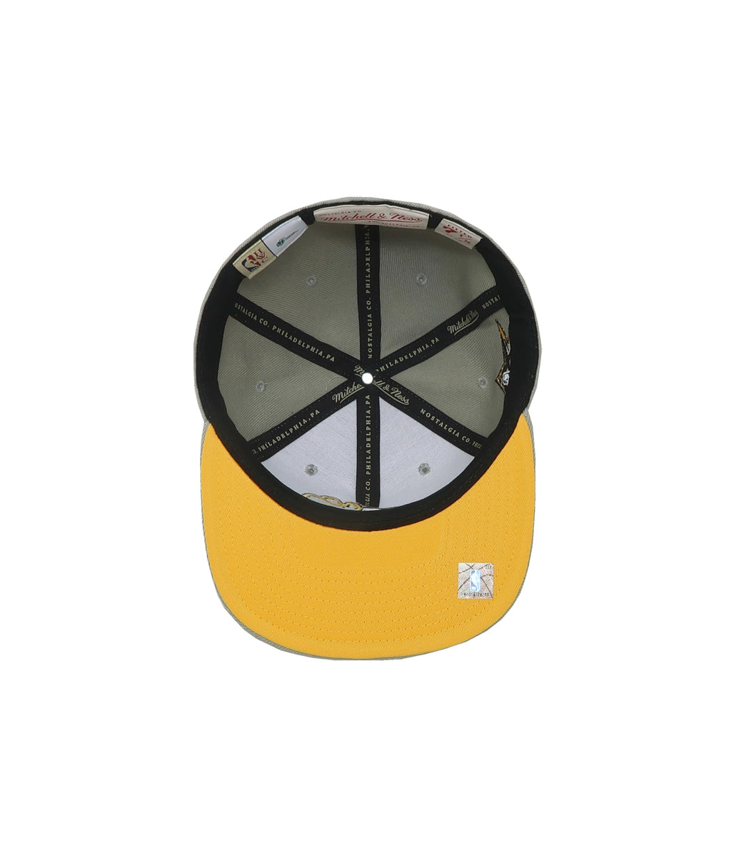 Mens Mitchell & Ness NBA SUNNY GRAY FITTED HWC MAVERICKS