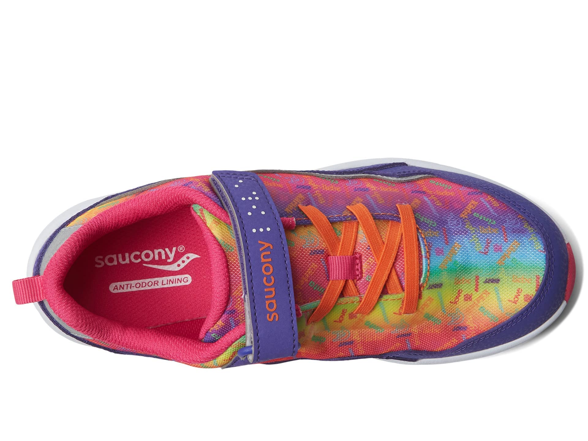 [SK165537-WIDE] PRESCHOOL SAUCONY FLASH 2.0 (WIDE WIDTH) 'RAINBOW LOVE'