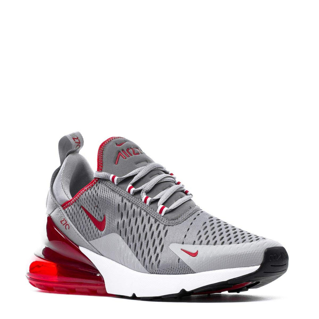 [CW7048-001] Mens Nike AIR MAX 270 'PARTICLE GREY UNIVERSITY RED'