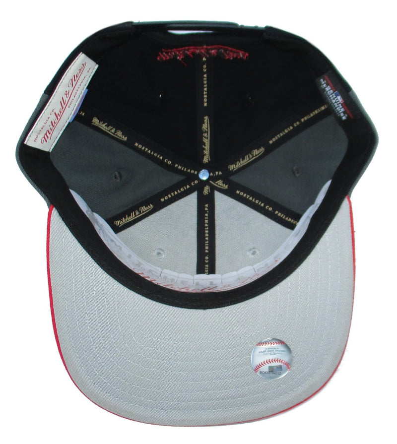 MENS MITCHELL & NESS MLB TRIPLE PLAY LIBERTY SNAPBACK COOP REDS