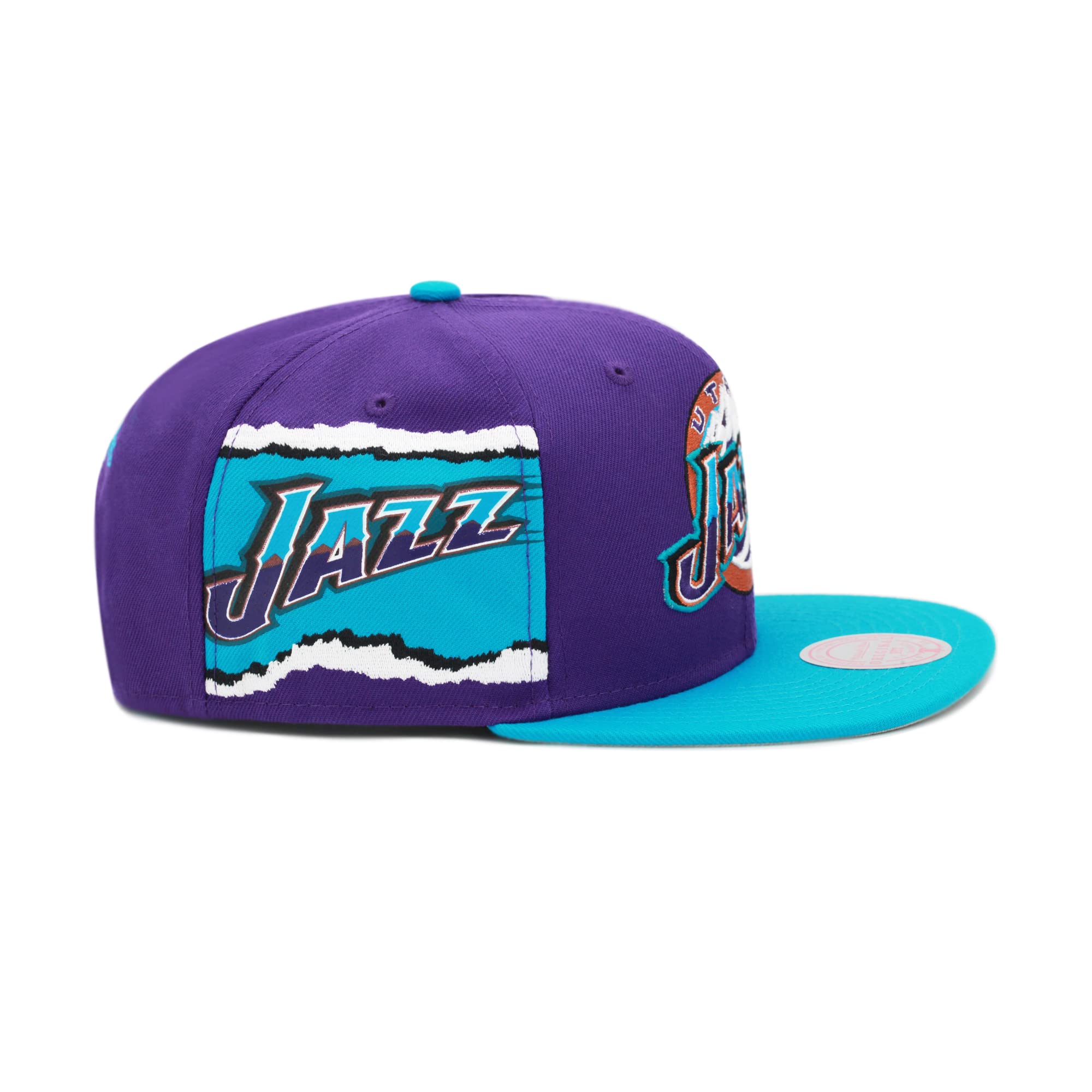 MENS MITCHELL & NESS NBA JUMBOTRON SNAPBACK HWC JAZZ - PURPLE