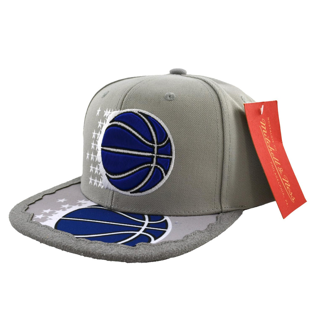 MENS MITCHELL & NESS NBA MUNCH TIME SNAPBACK HWC MAGIC - GREY