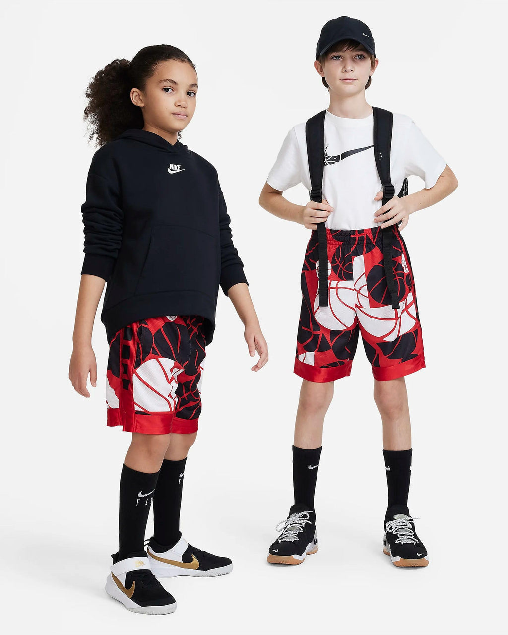 [DX5513-657] YOUTH NIKE DRI-FIT ELITE BIG KIDS' PRINTED BASKETBALL SHORTS