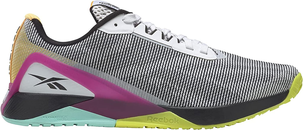 [H02865] Womens Reebok NANO X1 GRIT 'WHITE BLACK PURSUIT PINK'