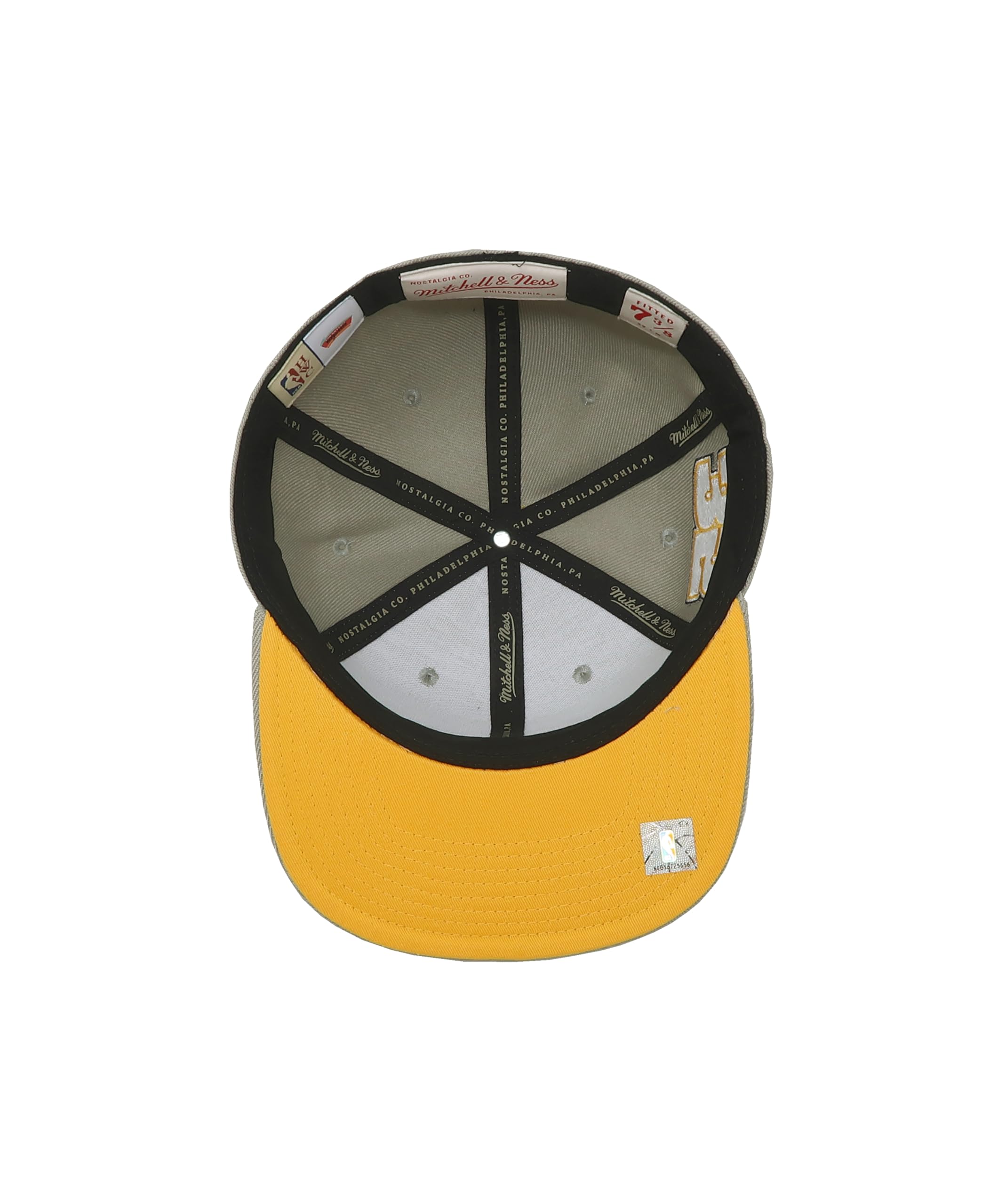 Mens Mitchell & Ness NBA SUNNY GRAY FITTED HWC SPURS