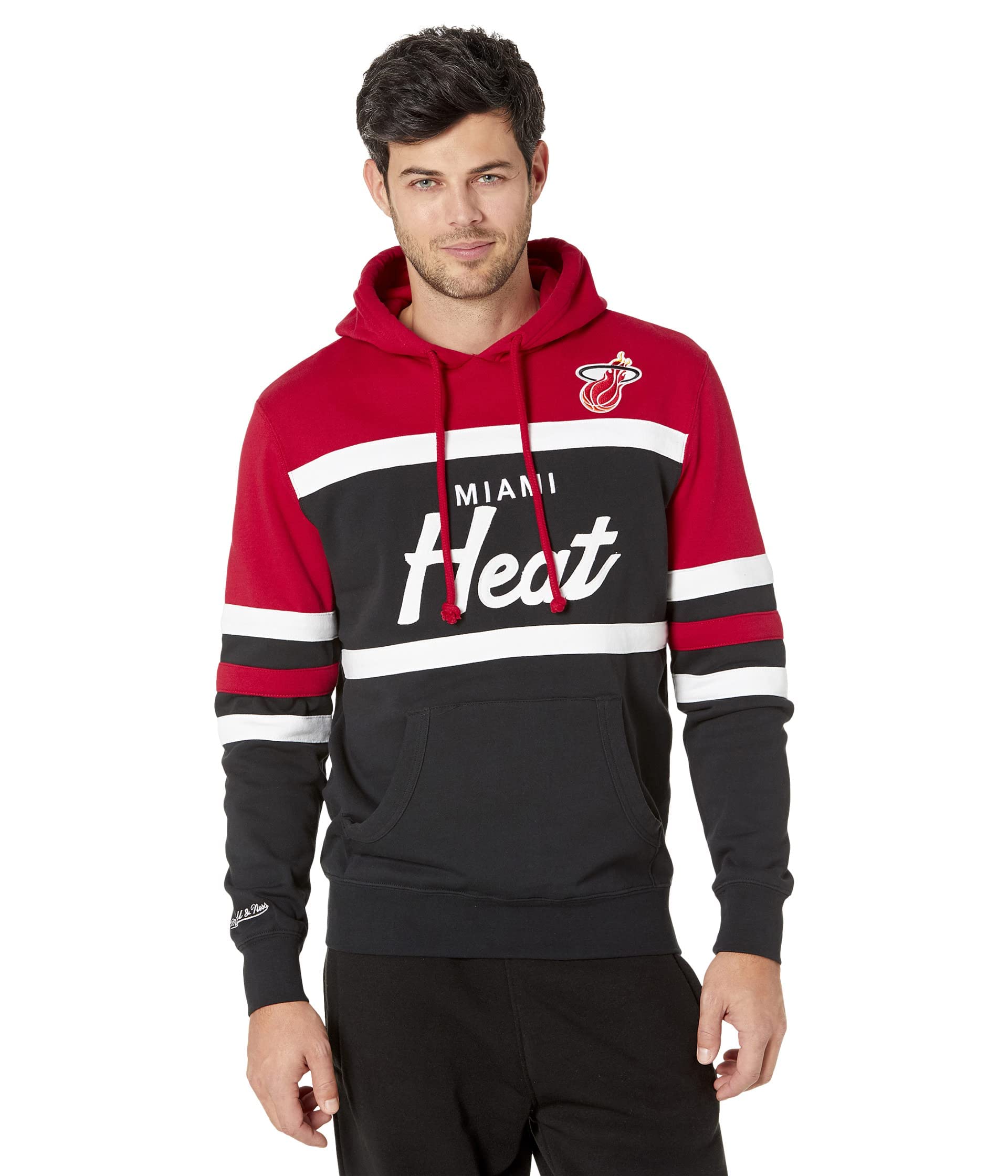 Mens Mitchell & Ness NBA HEAD COACH HOODIE HEAT