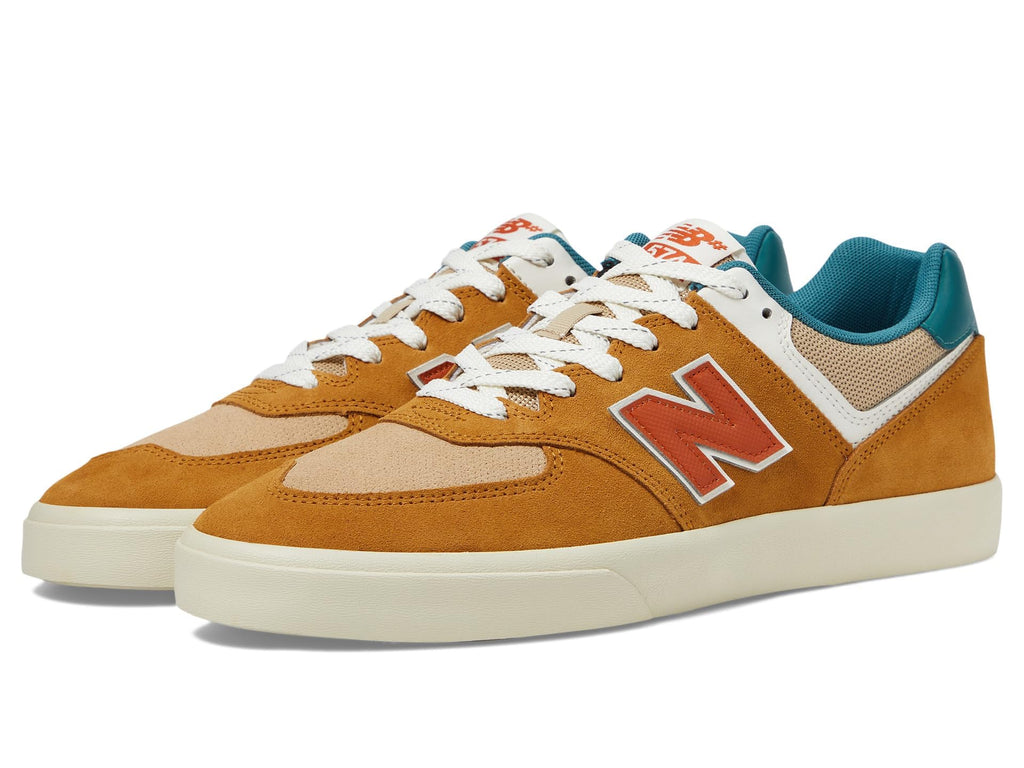 [NM574VWH] Mens New Balance NUMERIC 574 VULC 'TAN TEAL'