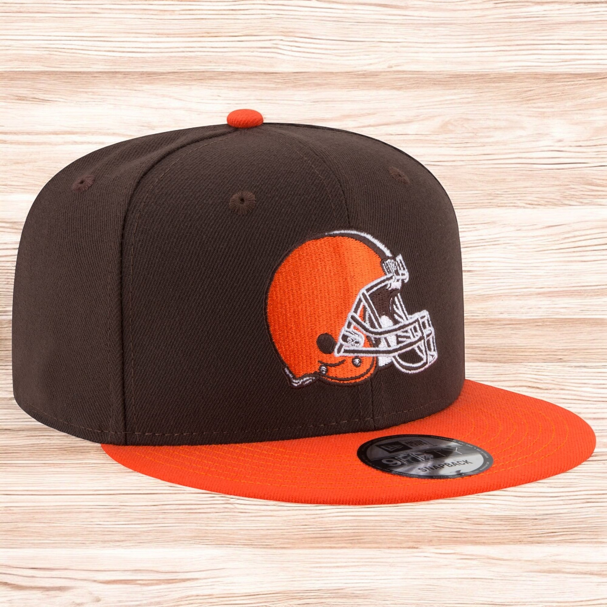 [11873017] MENS NEW ERA NFL CLEVELAND BROWNS 950 2TONE SNAPBACK - BROWN/ORNAGE