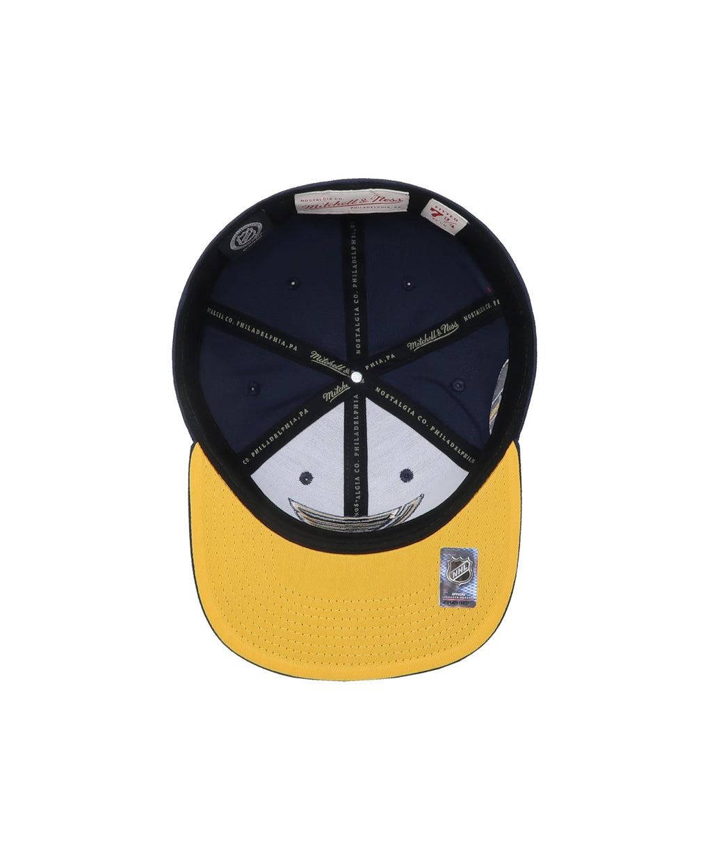 Mens Mitchell & Ness NHL VINTAGE FITTED BLUES