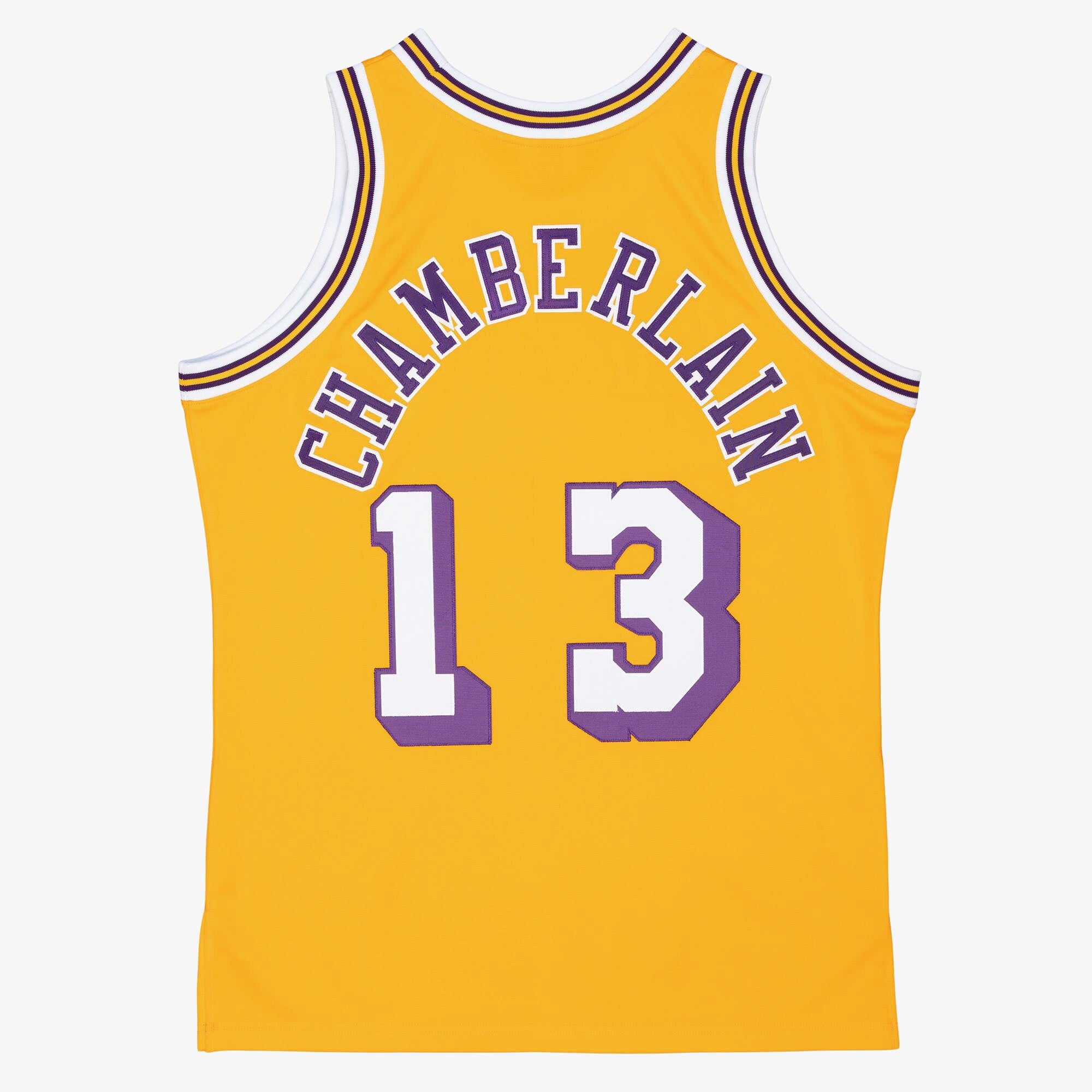 Mens Mitchell & Ness NBA AUTHENTIC JERSEY LAKERS 1971 WILT CHAMBERLAIN
