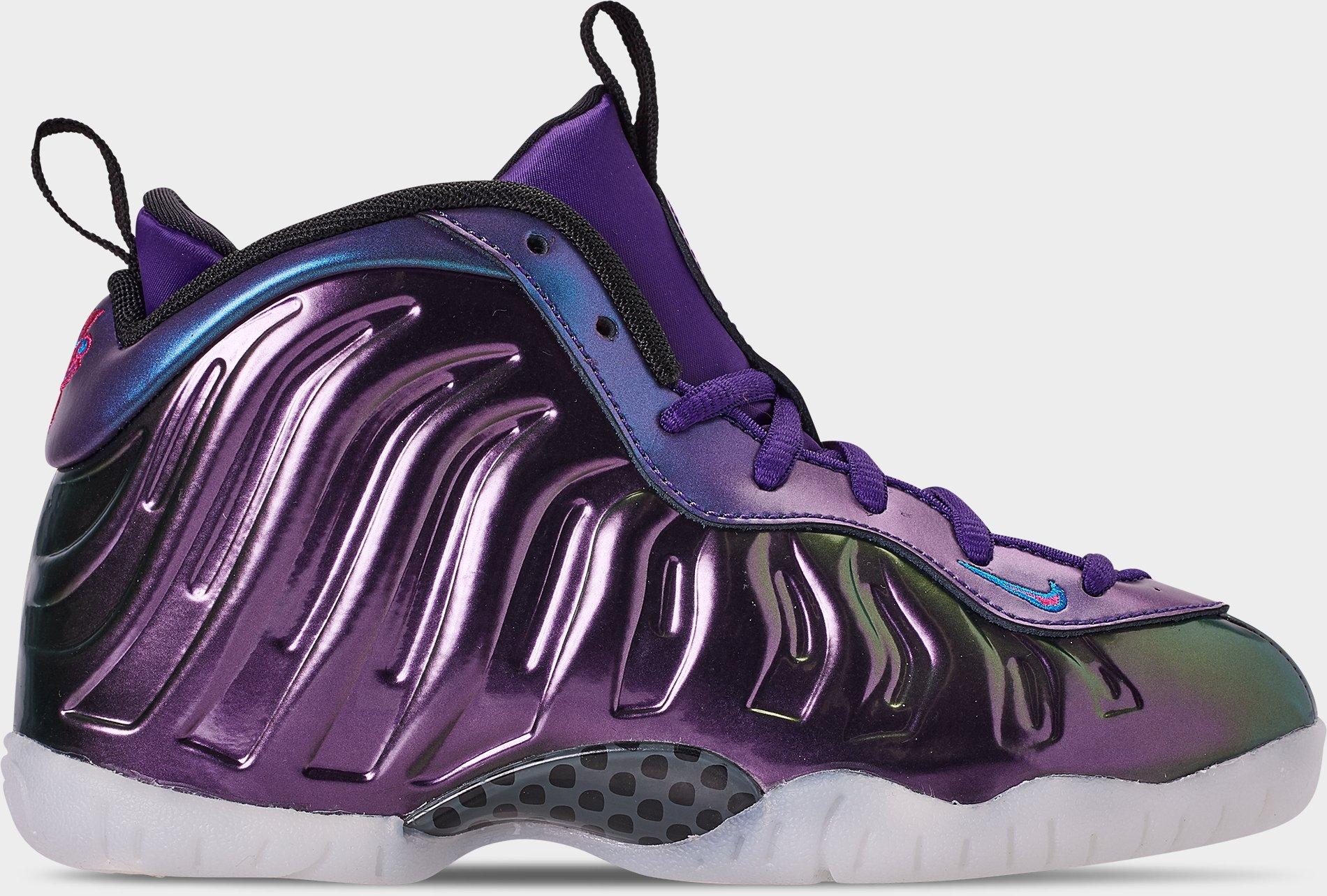 [723946-602] PRESCHOOL NIKE AIR FOAMPOSITE ONE 'IRIDESCENT PURPLE'
