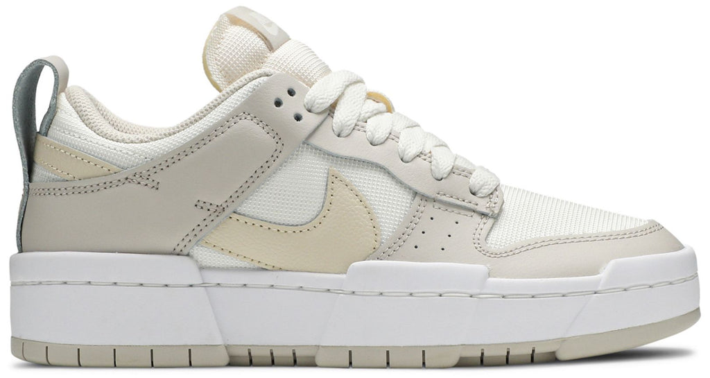 [CK6654-103] WOMENS NIKE DUNK LOW DISRUPT 'SAIL DESERT SAND'