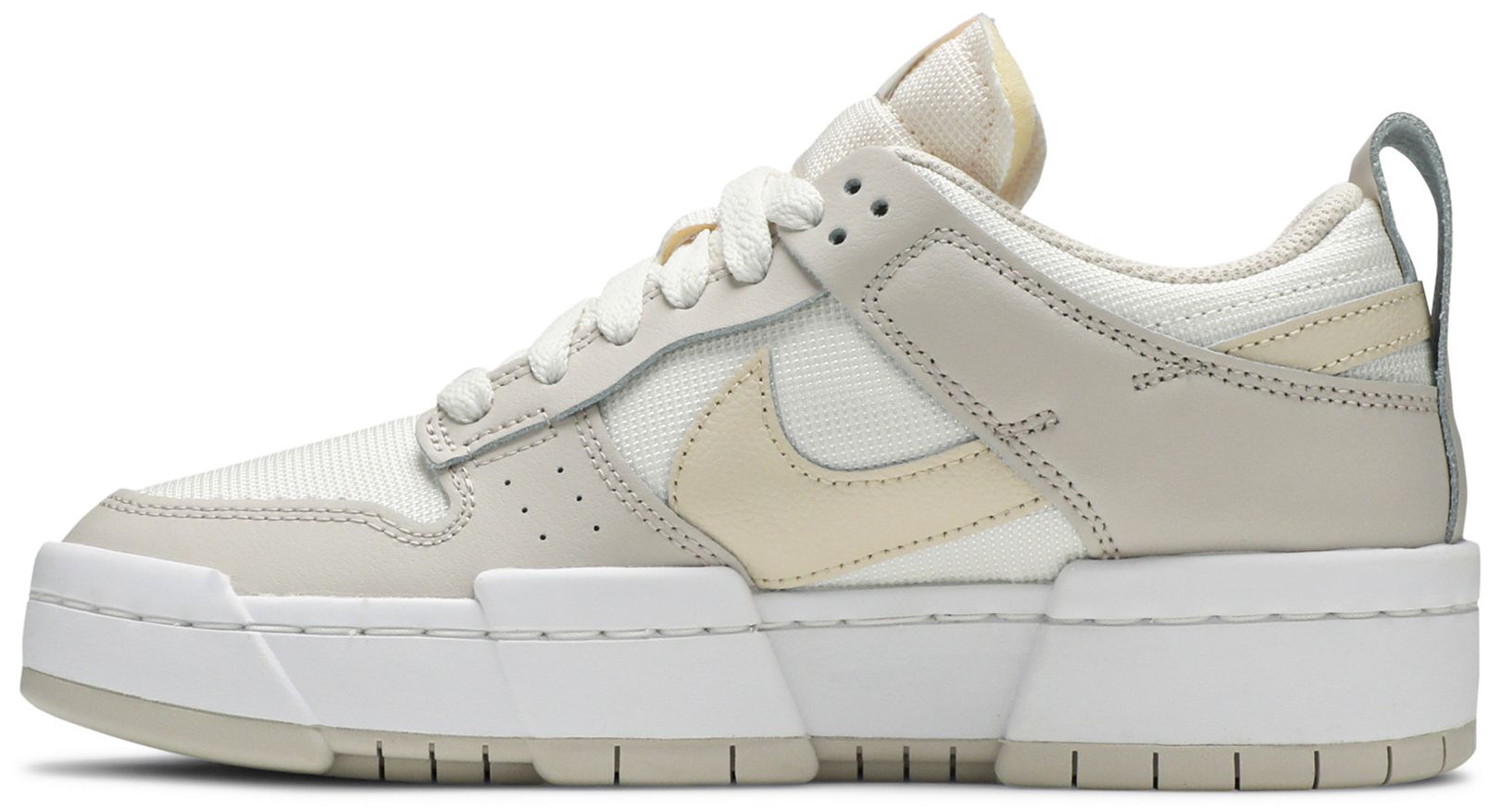 [CK6654-103] WOMENS NIKE DUNK LOW DISRUPT 'SAIL DESERT SAND'