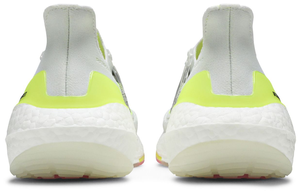 [FY0377] MENS ADIDAS ULTRA BOOST 21 'WHITE SOLAR YELLOW'