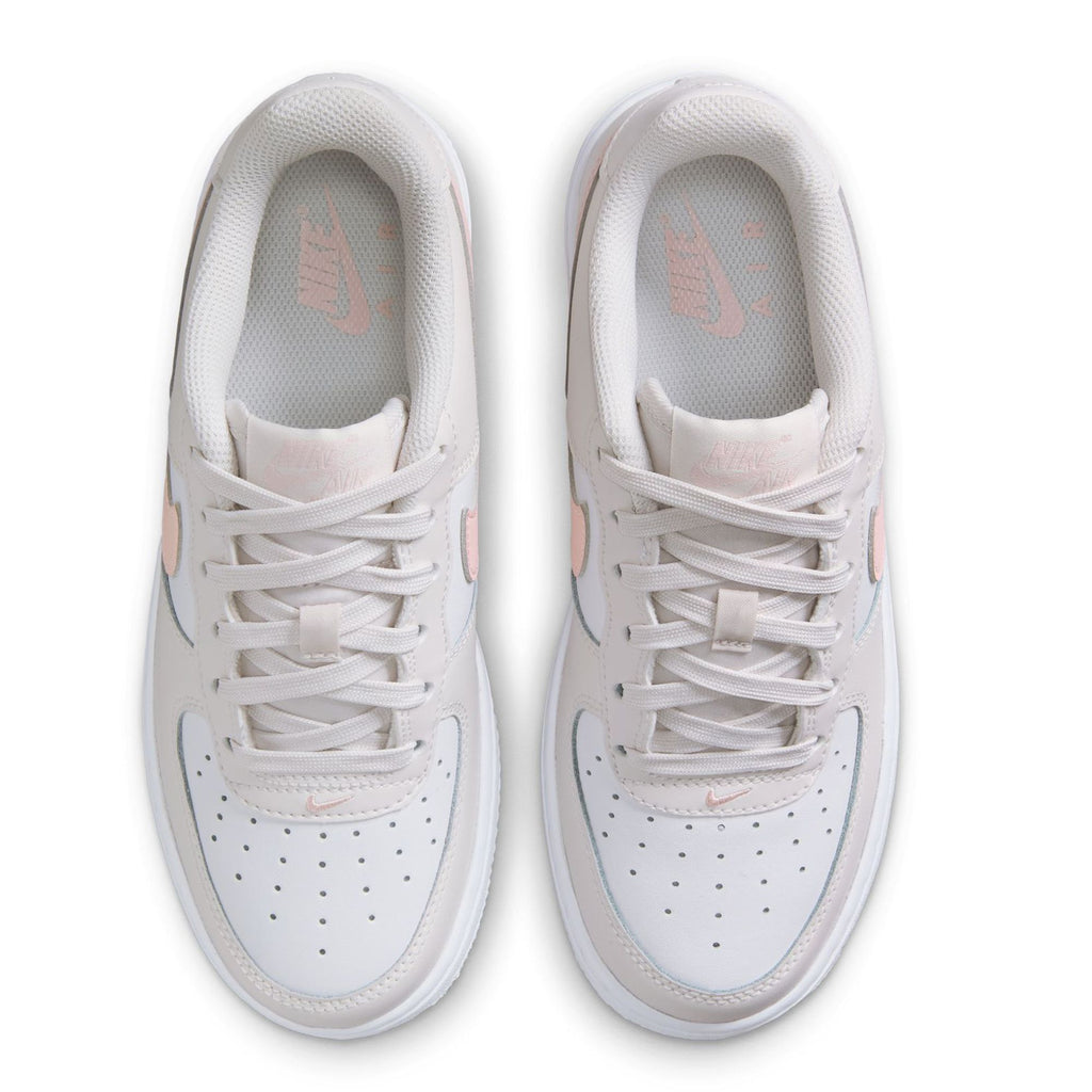 [FV5948-006] GRADE SCHOOL NIKE GS AIR FORCE 1 'PHANTOM SUMMIT WHITE ECHO PINK'