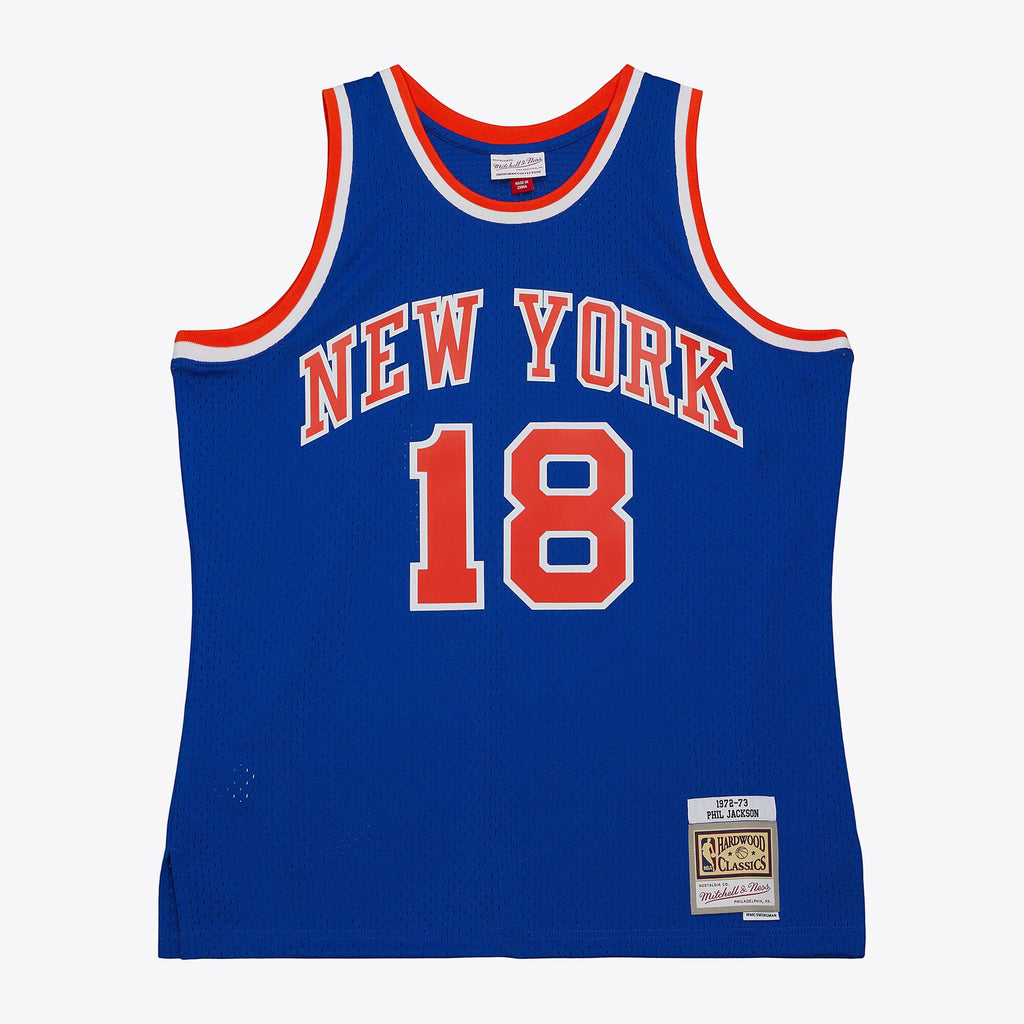 MENS MITCHELL & NESS NBA ROAD JERSEY KNICKS 1972 PHIL JACKSON