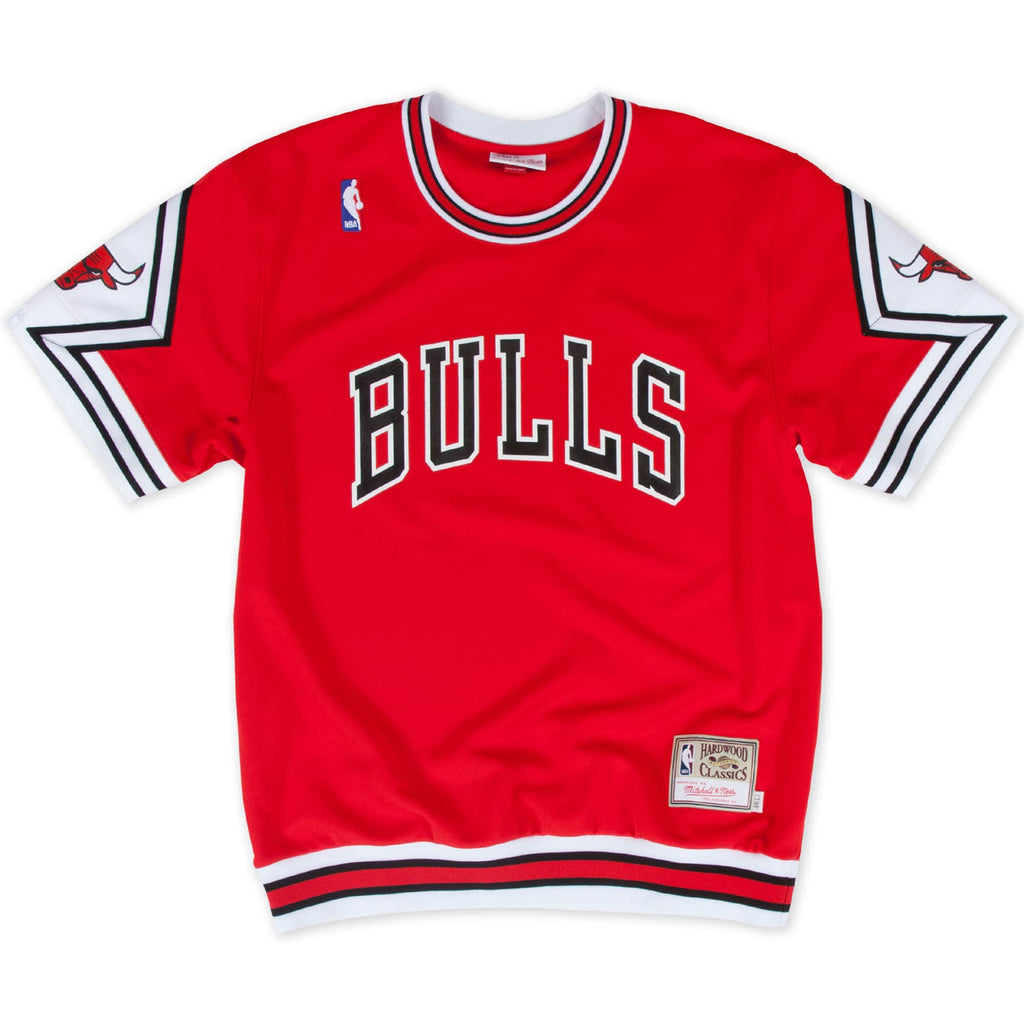 MENS MITCHELL & NESS NBA AUTHENTIC SHOOTING SHIRT CHICAGO BULLS 87-88