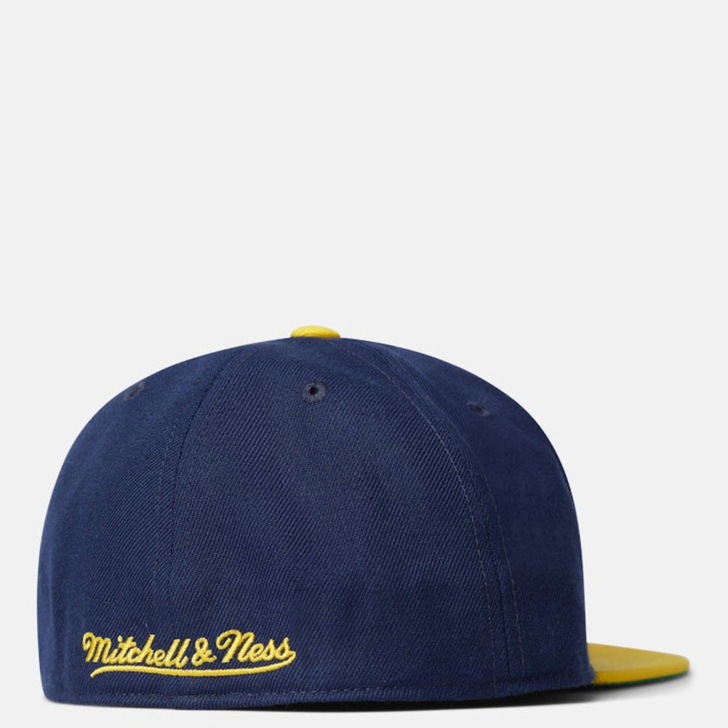 Mens Mitchell & Ness NCAA TEAM 2 TONE 2.0 FITTED MICHIGAN