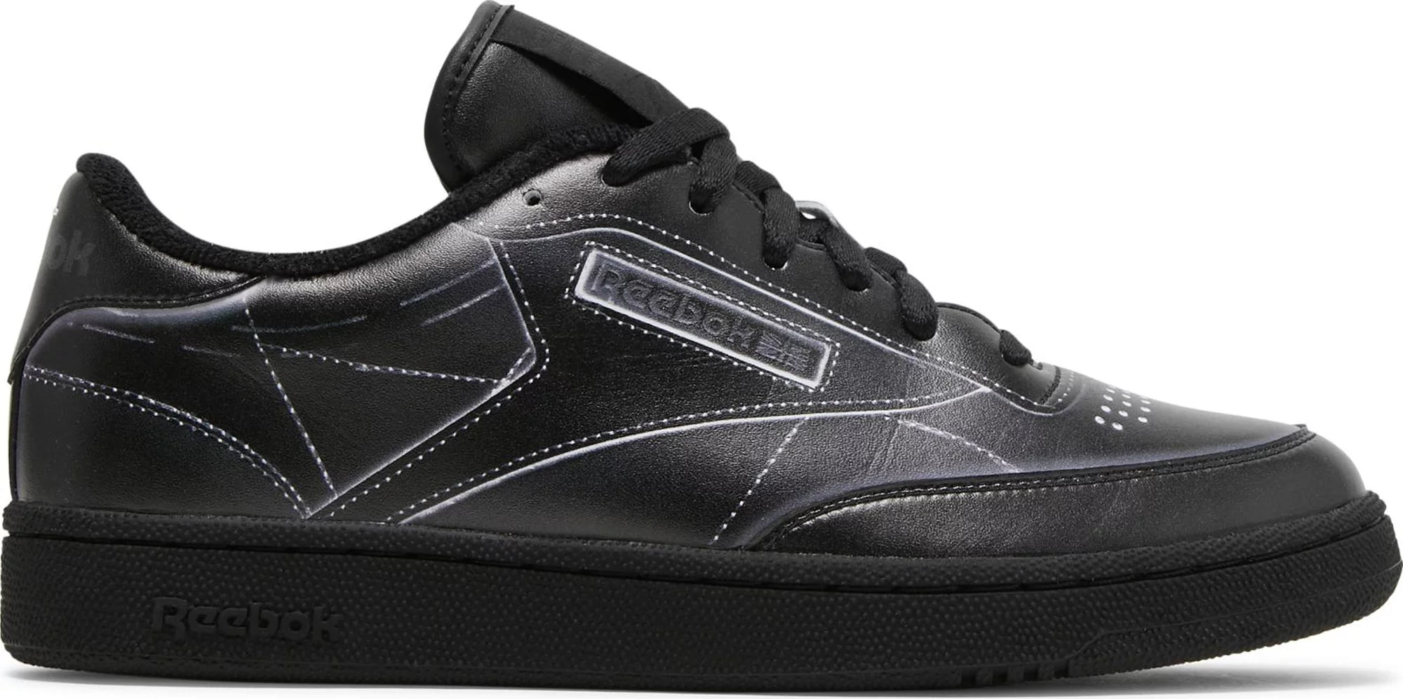 [H02361] Mens Reebok CLUB C 'MAISON MARGIELA BLACK'