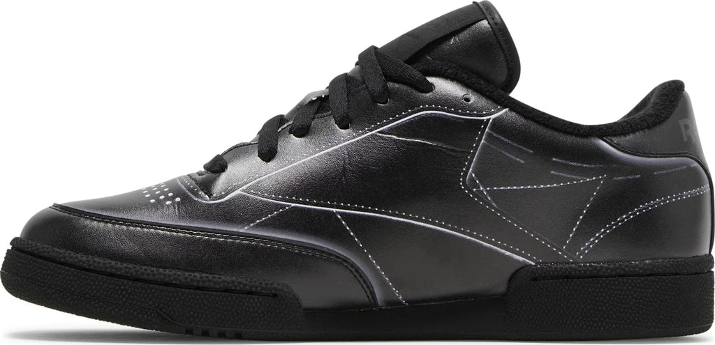 [H02361] Mens Reebok CLUB C 'MAISON MARGIELA BLACK'