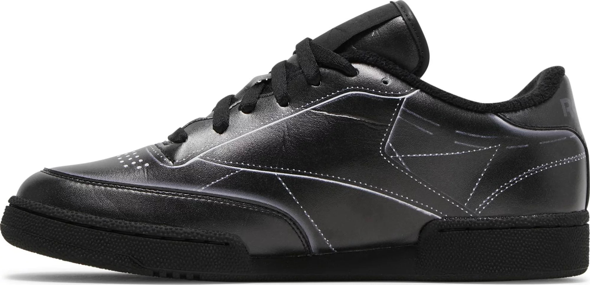 [H02361] Mens Reebok CLUB C 'MAISON MARGIELA BLACK'