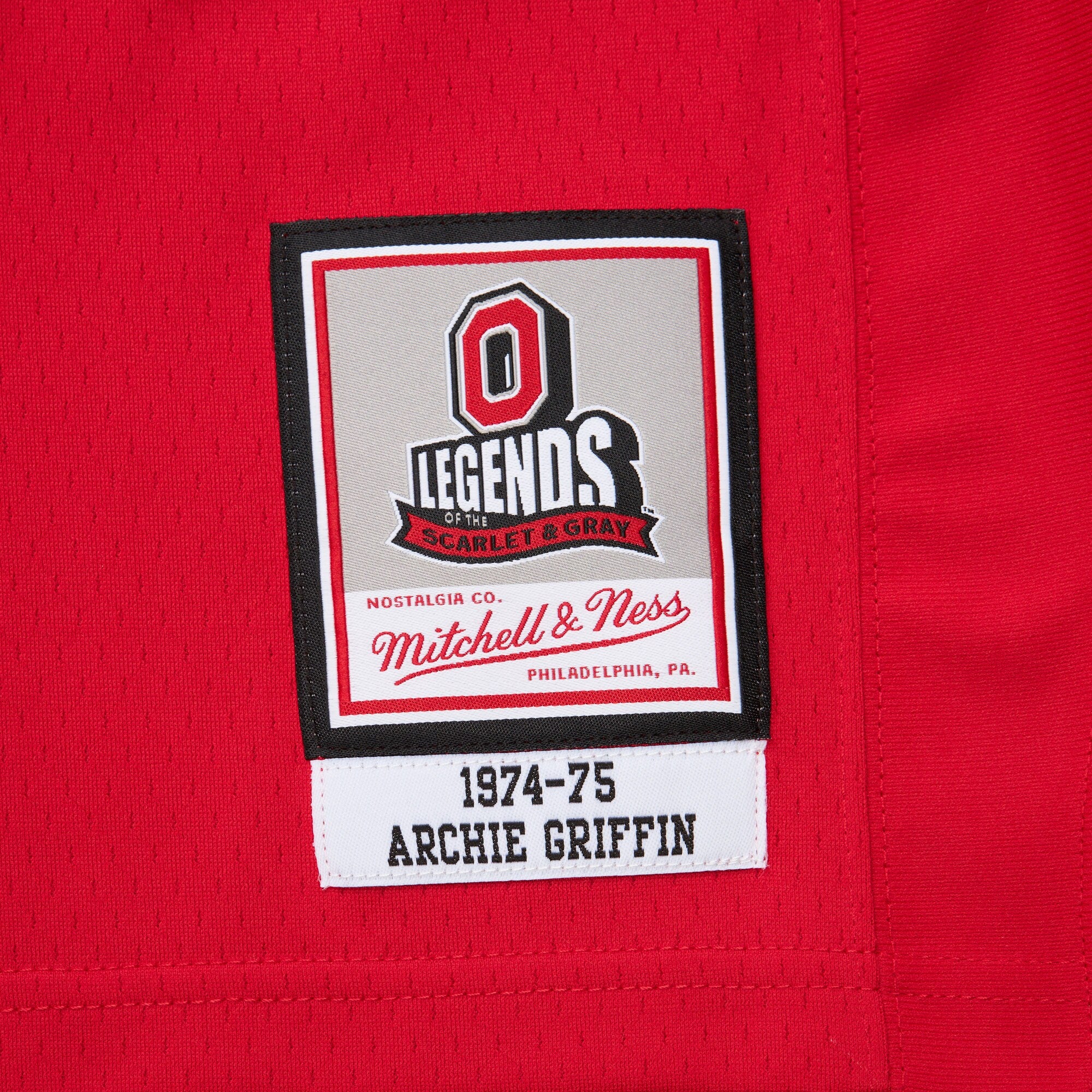 MENS MITCHELL & NESS NCAA DARK JERSEY OHIO STATE 1974 ARCHIE GRIFFIN