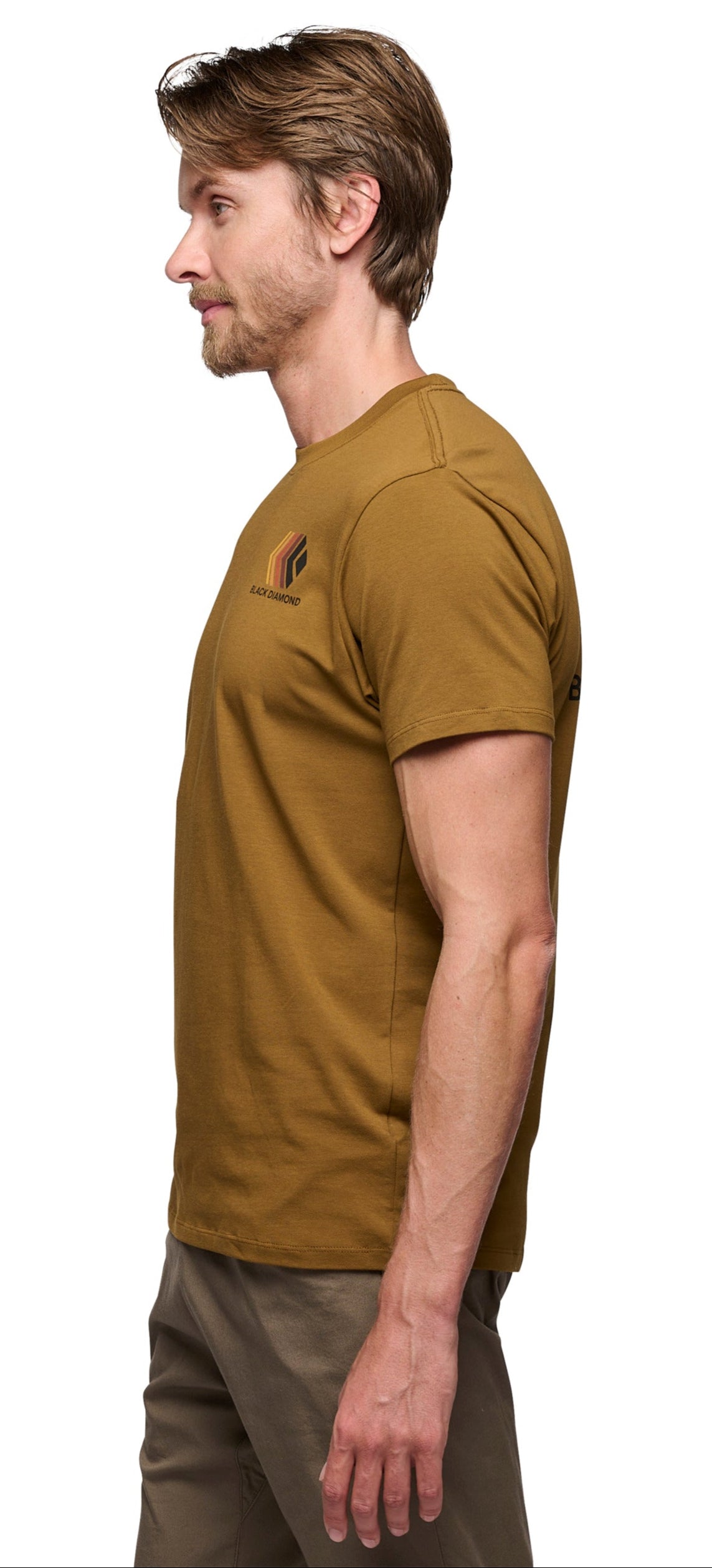 [AP7524407001] MENS BLACK DIAMOND FADED SS SHORT SLEEVE T-SHIRT TEE SHIRT