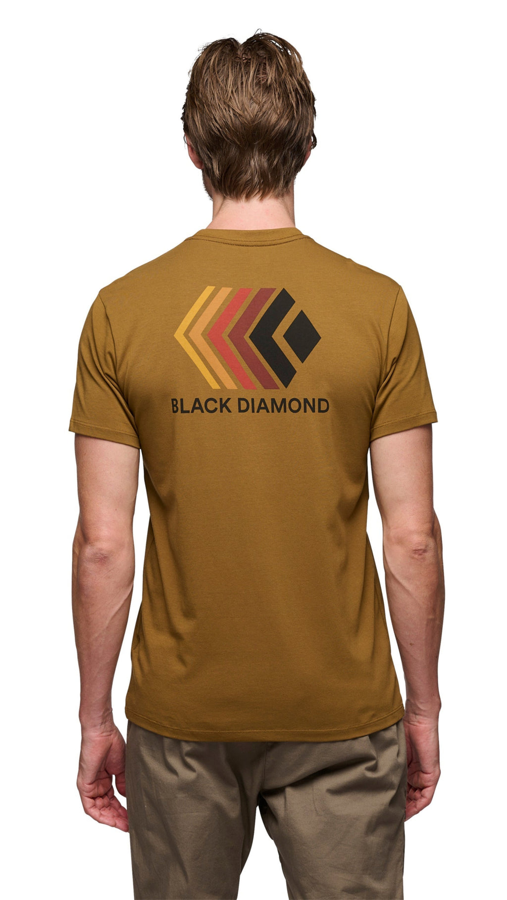 [AP7524407001] MENS BLACK DIAMOND FADED SS SHORT SLEEVE T-SHIRT TEE SHIRT