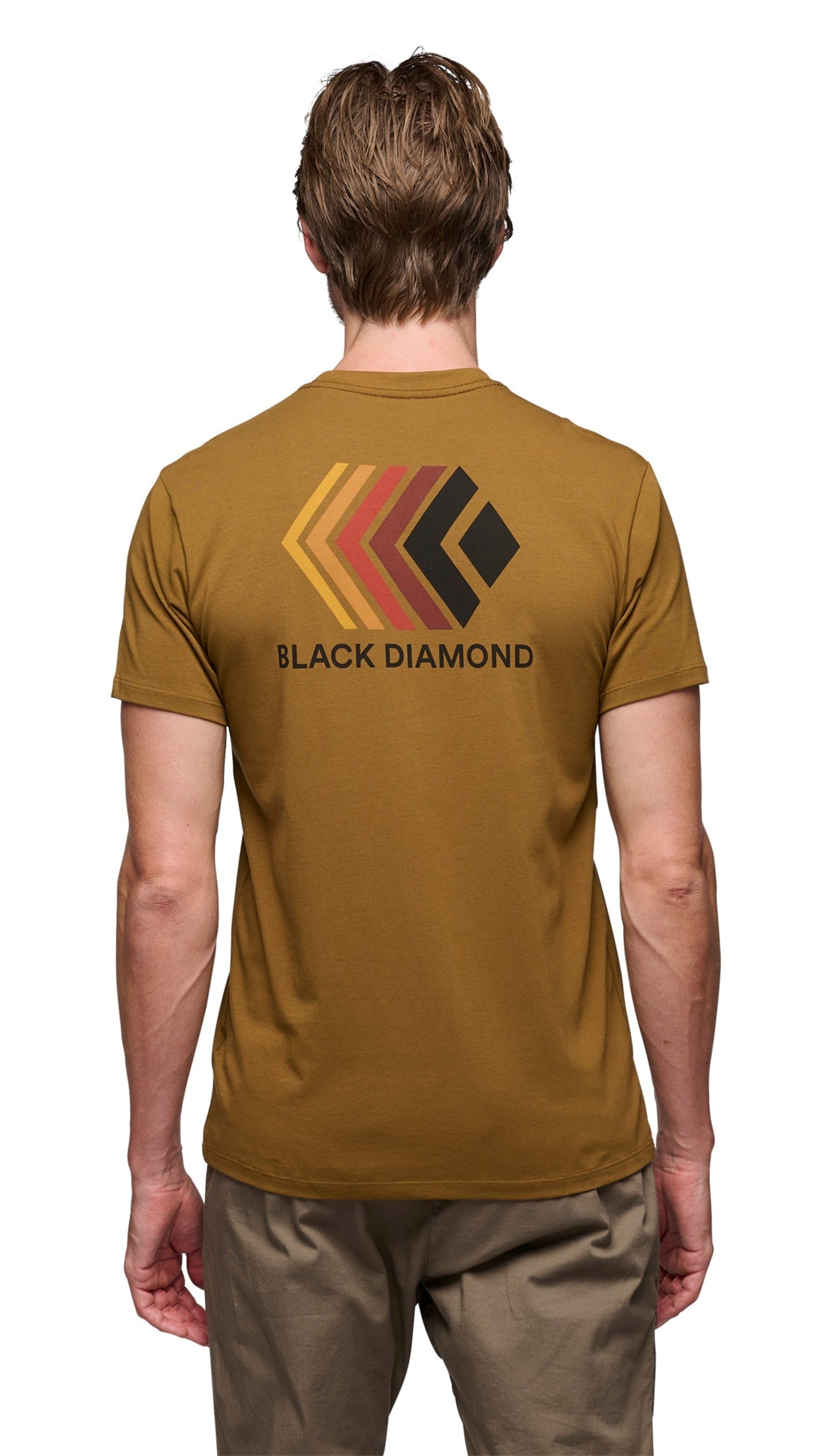 [AP7524407001] MENS BLACK DIAMOND FADED SS SHORT SLEEVE T-SHIRT TEE SHIRT