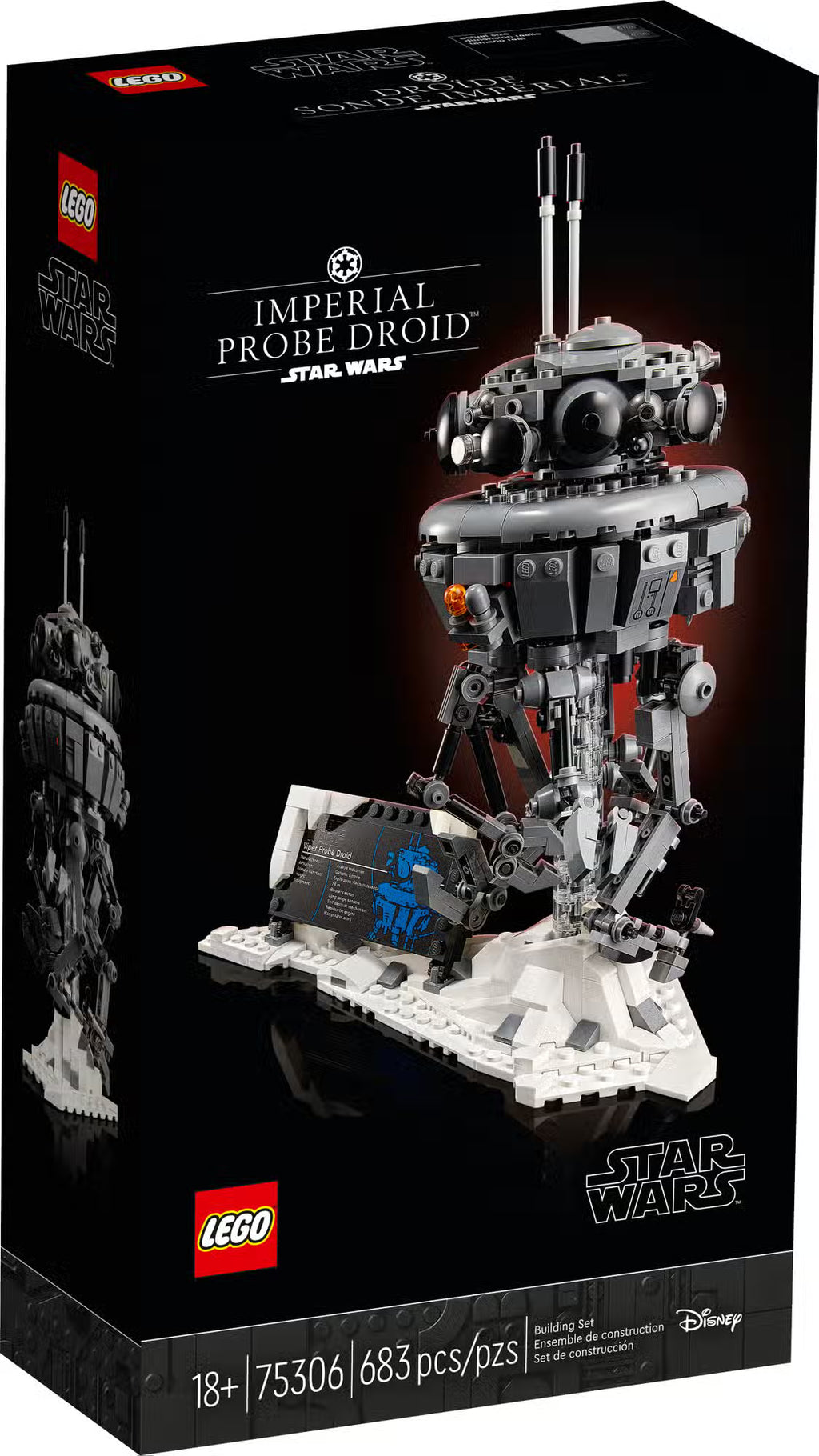 [75306_IMPERIAL] LEGO Star Wars Imperial Probe Droid Collectible Building Toy