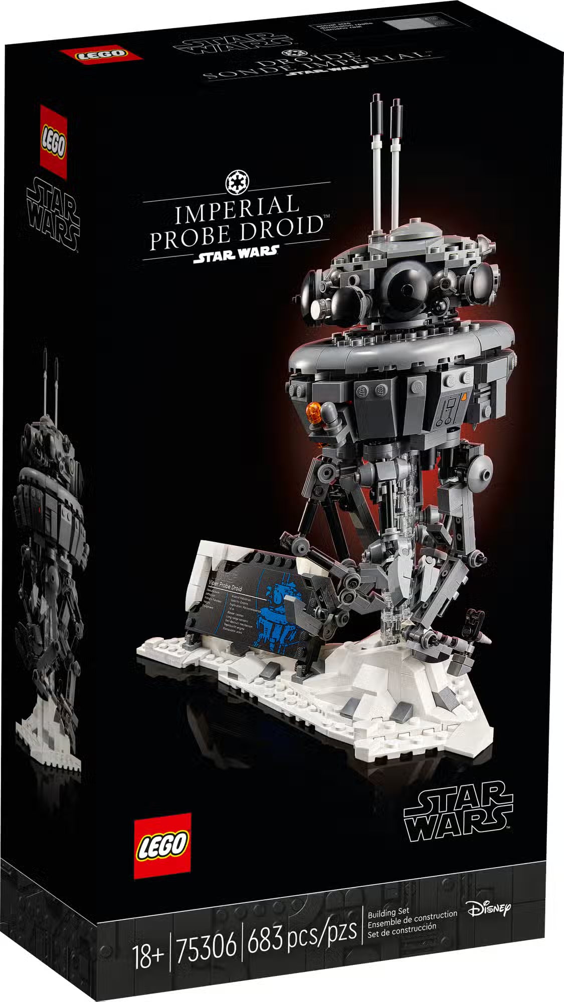 [75306_IMPERIAL] LEGO Star Wars Imperial Probe Droid Collectible Building Toy