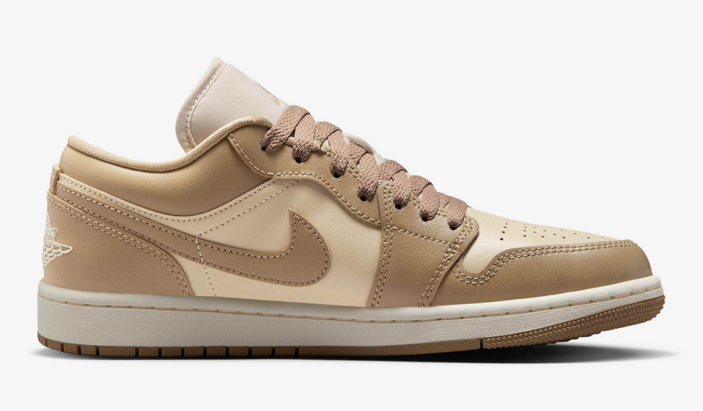 [DC0774-203] WOMENS AIR JORDAN RETRO 1 LOW 'RATTAN SAIL DESERT CAMO'