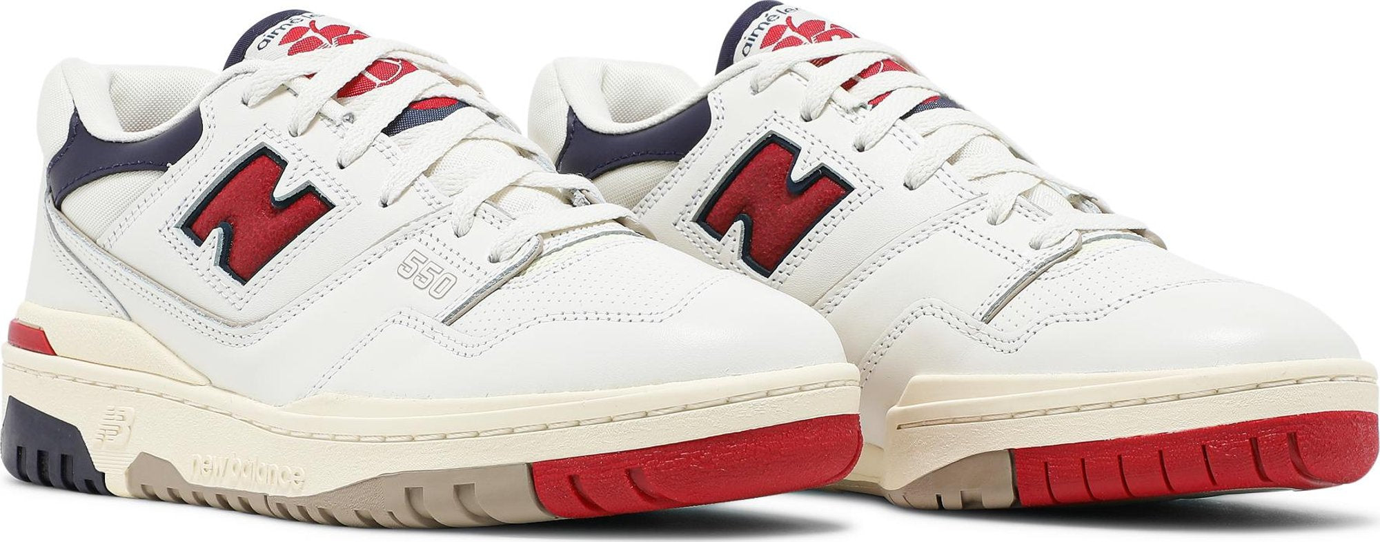 [BB550A3] Mens New Balance BB550 'AIME LEON DORE WHITE NAVY RED'