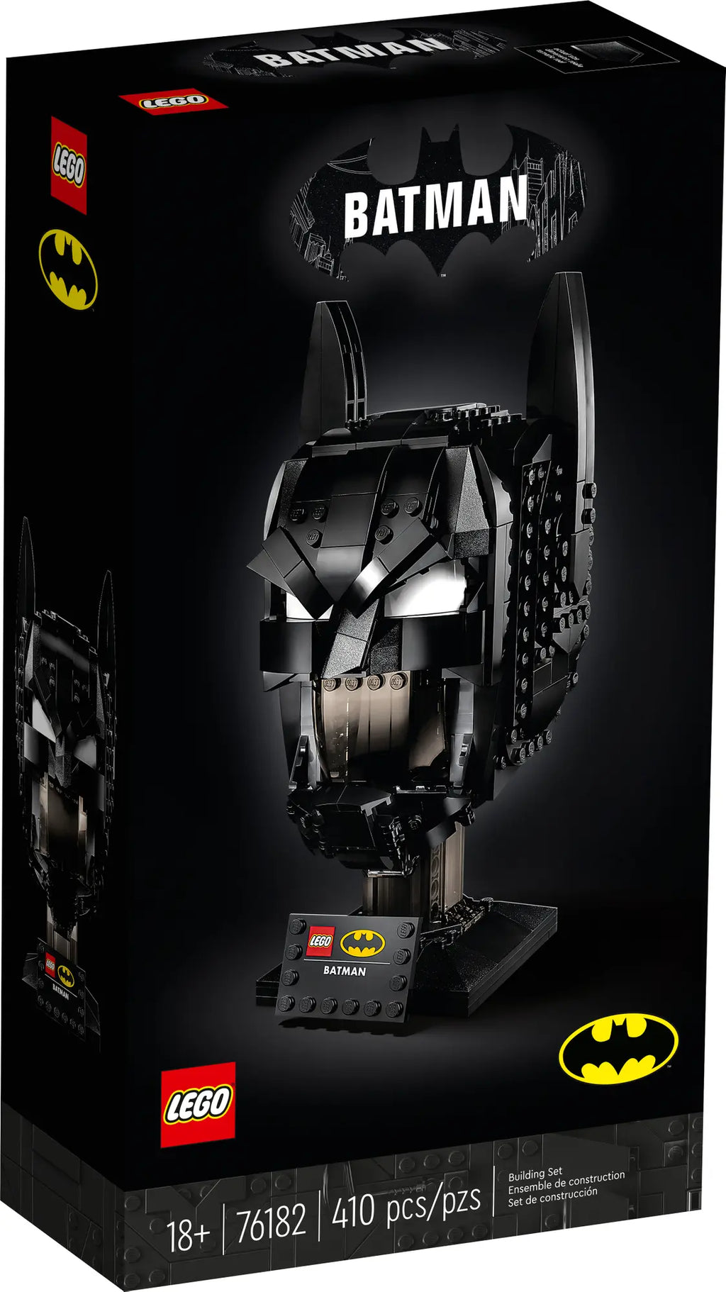 [76182_BATMAN] LEGO DC Batman: Batman Cowl Collectible Building Toy for Adults