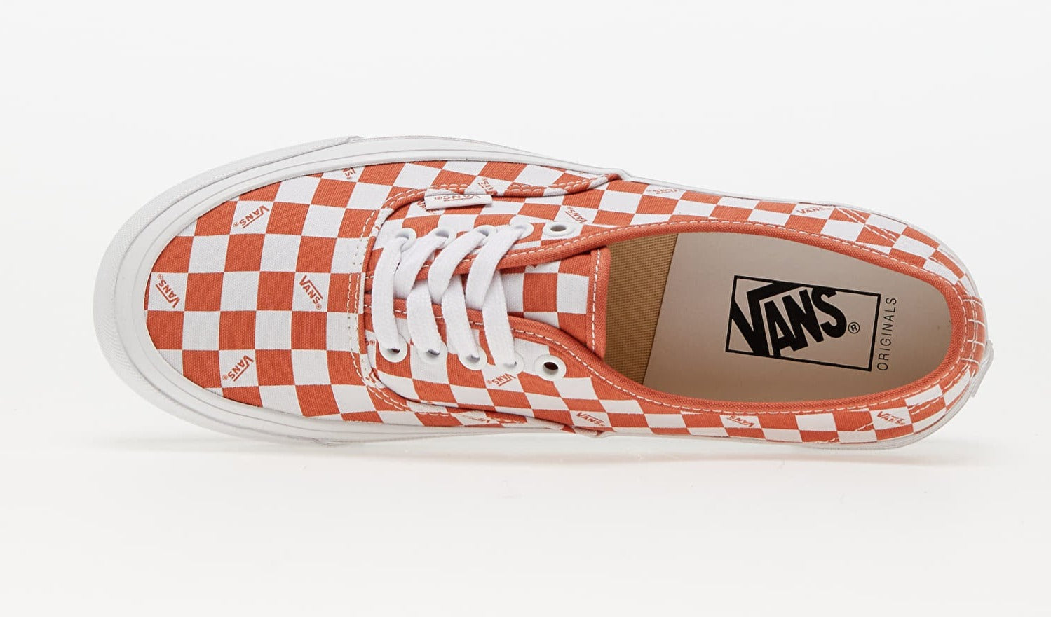 [VN0A5FBD0HL] Mens Vans VAULT OG AUTHENTIC LX 'CHECKERBOARD MECCA ORANGE'