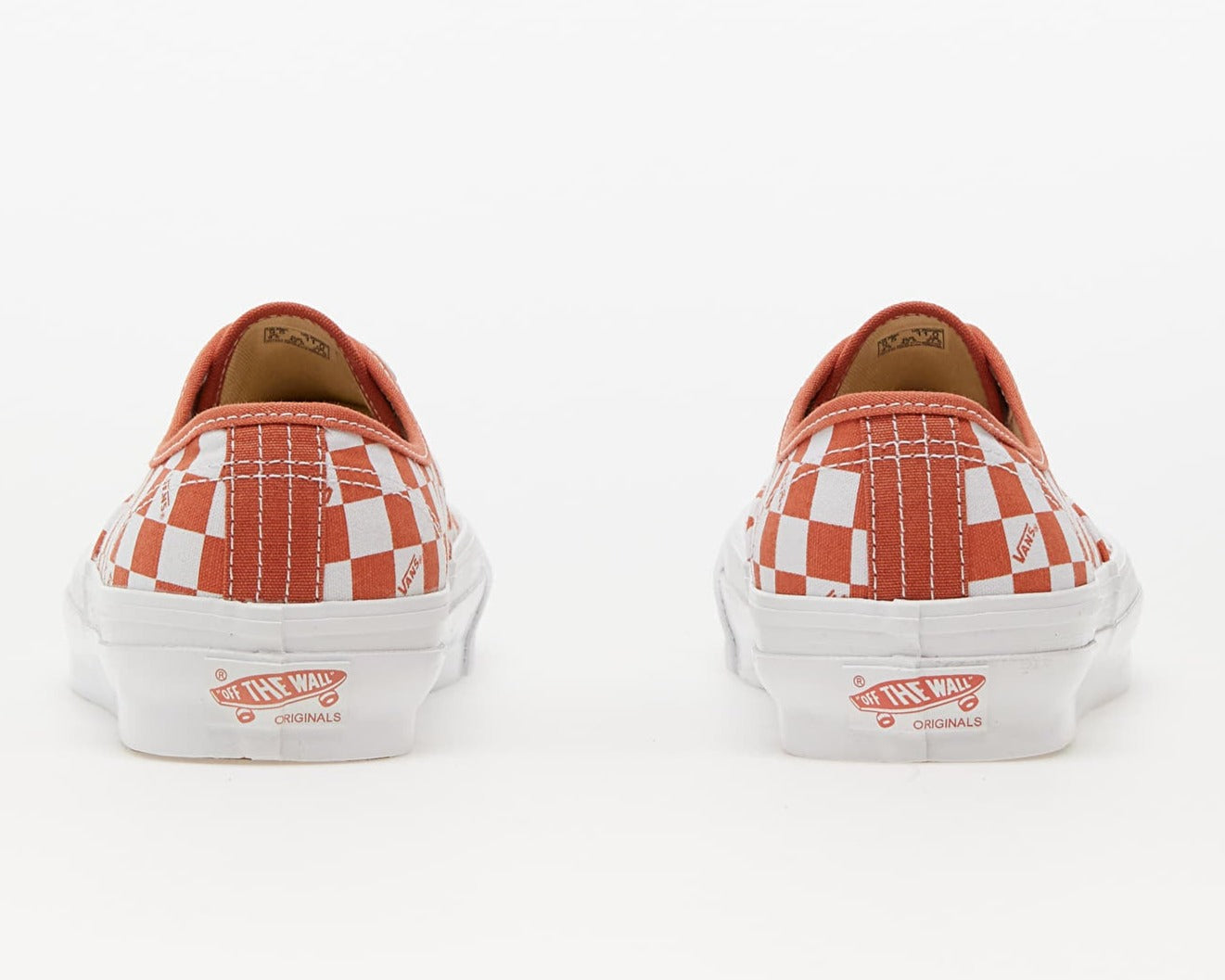 [VN0A5FBD0HL] Mens Vans VAULT OG AUTHENTIC LX 'CHECKERBOARD MECCA ORANGE'