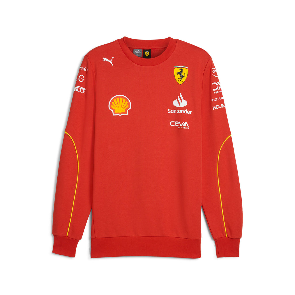 [763599-01] MENS PUMA SF SCUDERIA FERRARI TEAM CREW NECK SWEATSHIRT