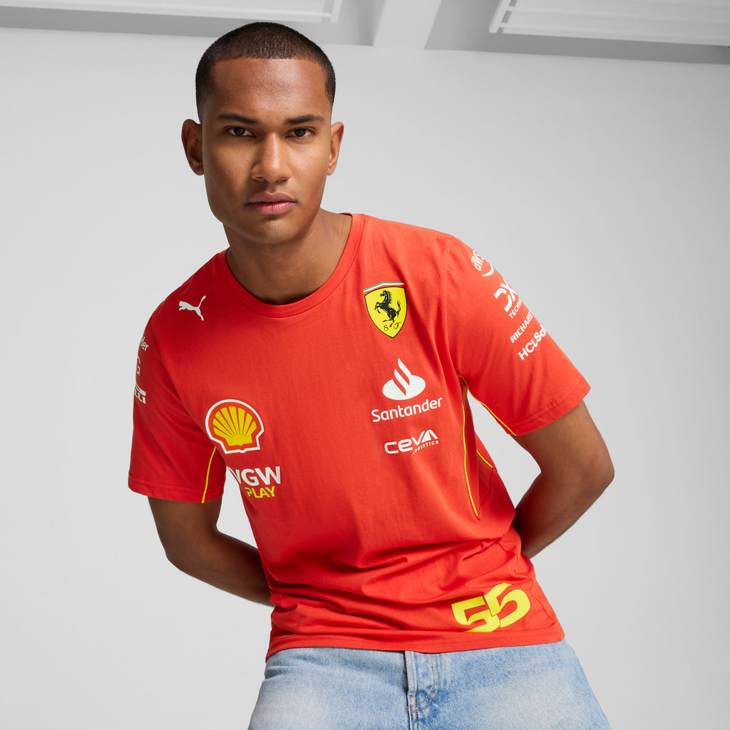 [763604-01] MENS PUMA SF SCUDERIA FERRARI SAINZ TEE
