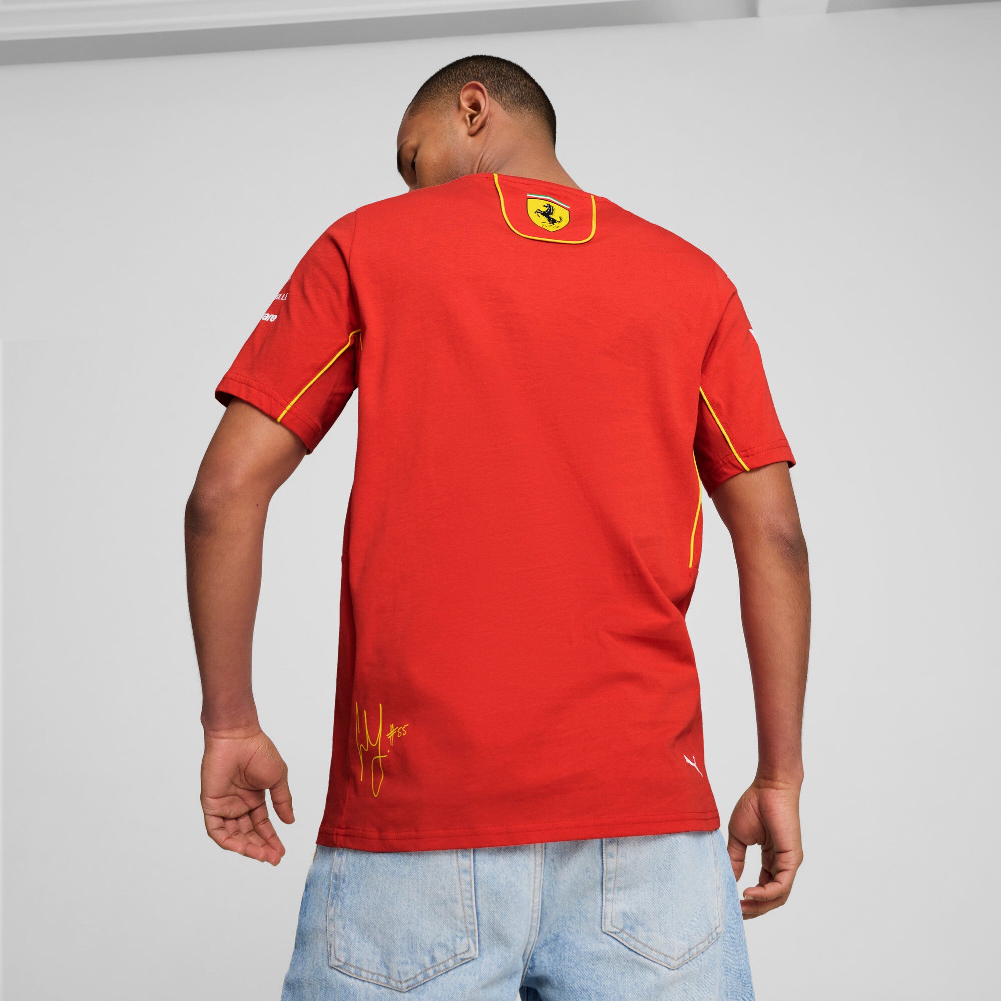 [763604-01] MENS PUMA SF SCUDERIA FERRARI SAINZ TEE