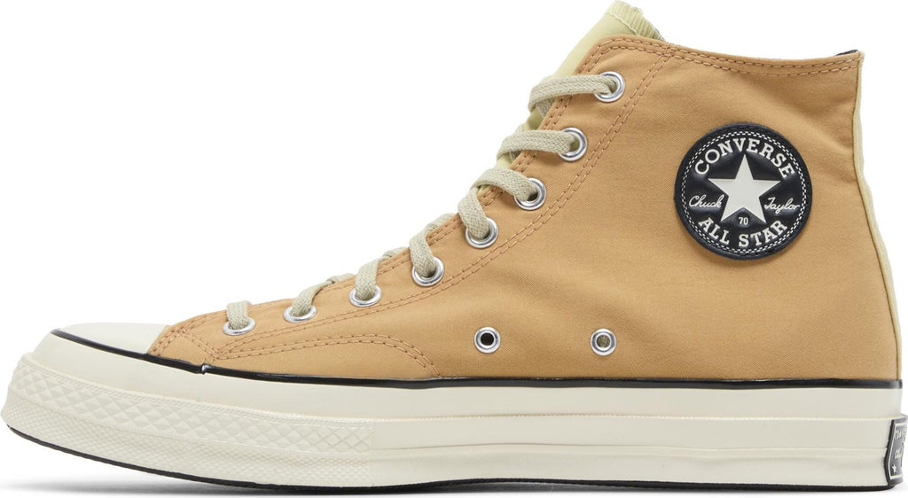 [170683C] Mens Converse CHUCK TAYLOR ALL-STAR 70 HI 'PLANT COLOR PATCHWORK GRAVEL EGRET'