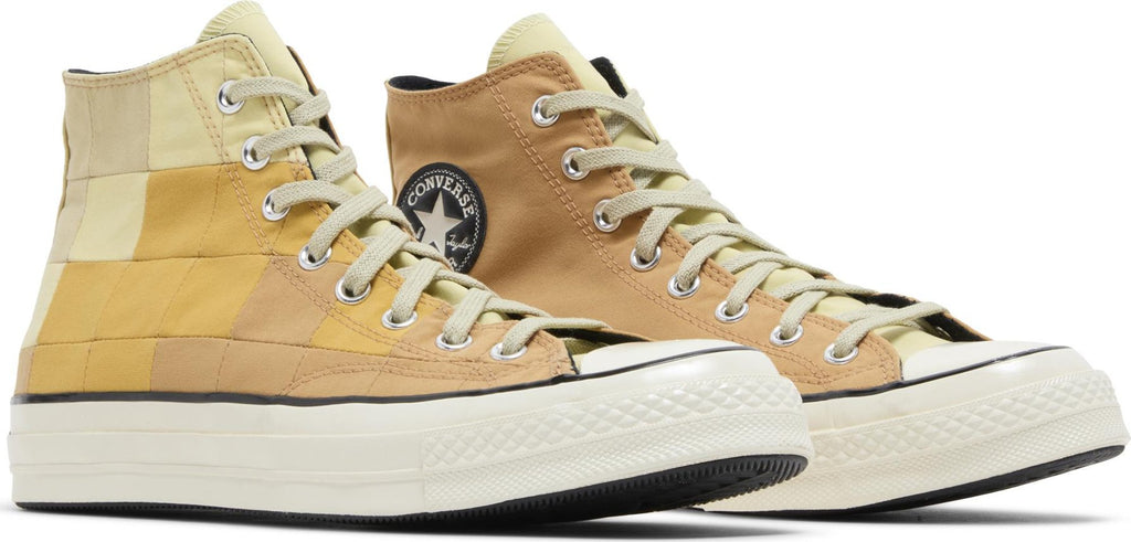[170683C] Mens Converse CHUCK TAYLOR ALL-STAR 70 HI 'PLANT COLOR PATCHWORK GRAVEL EGRET'