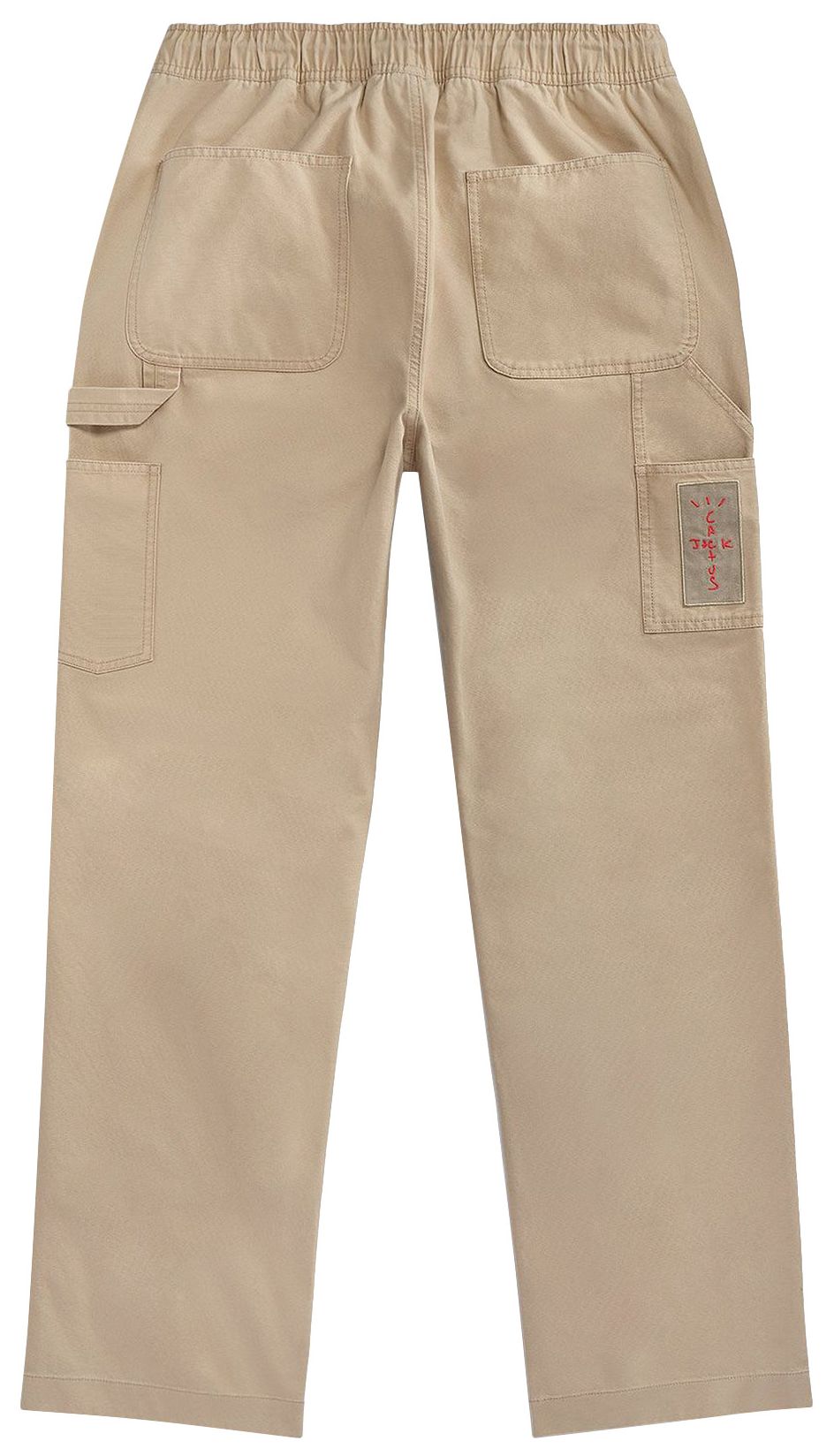 [DD4778-201] MENS AIR JORDAN X TRAVIS SCOTT CACTUS JACK CANVAS PANTS 'DESERT KHAKI'