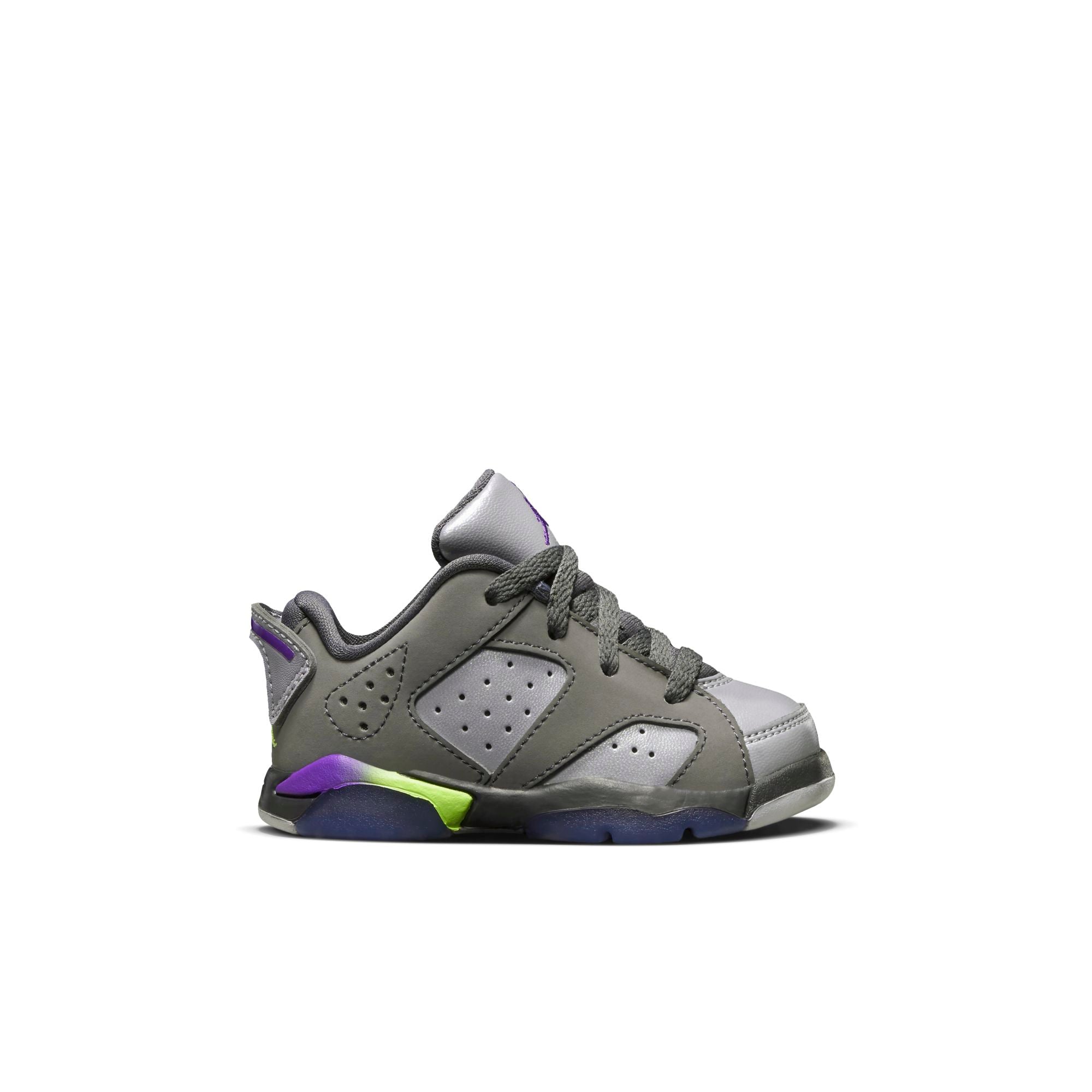 [768885-008] Toddlers Air Jordan Retro 6 Low 'Dark Grey Dark Grey' (TD)